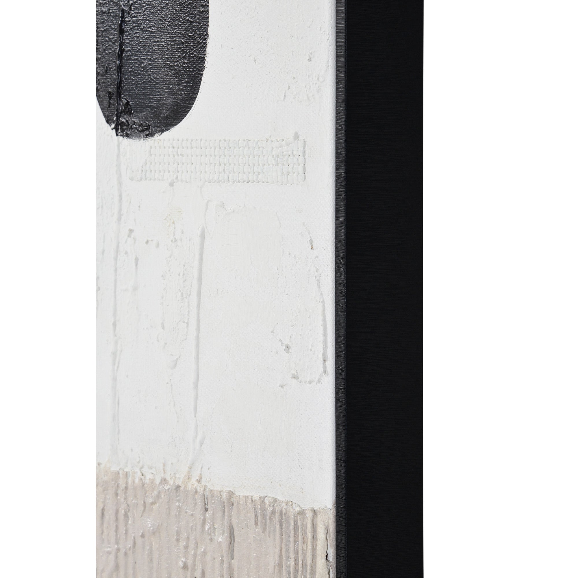 Dragoni 15" Wide Canvas Art, Black-Canvas Art-DECOROLALA