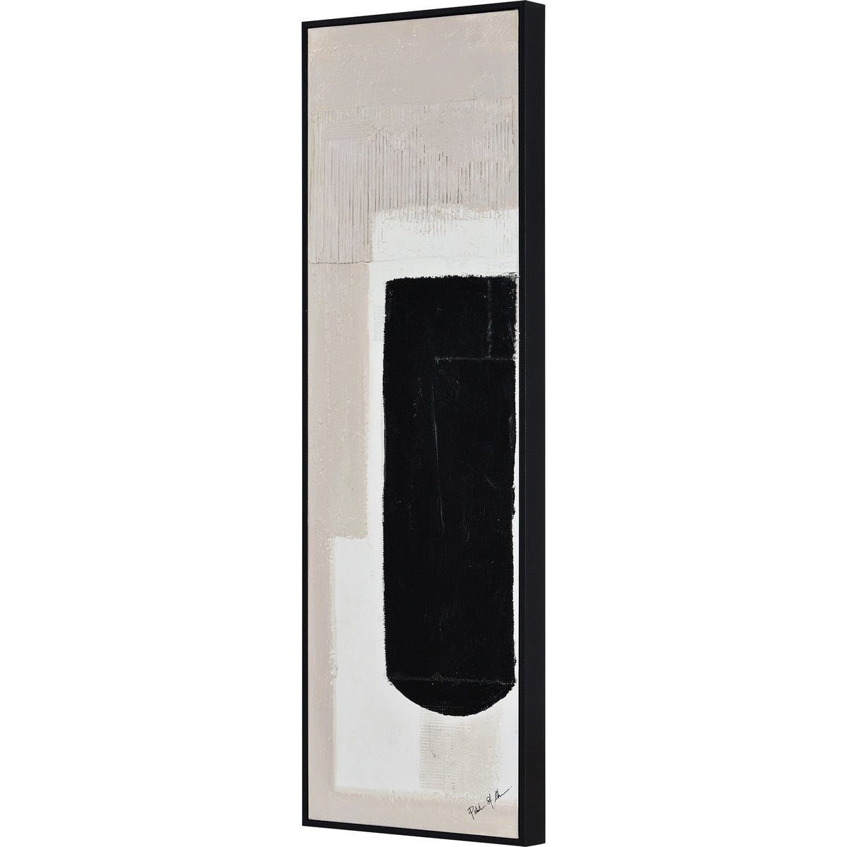 Dragoni 15" Wide Canvas Art, Black-Canvas Prints-DECOROLALA