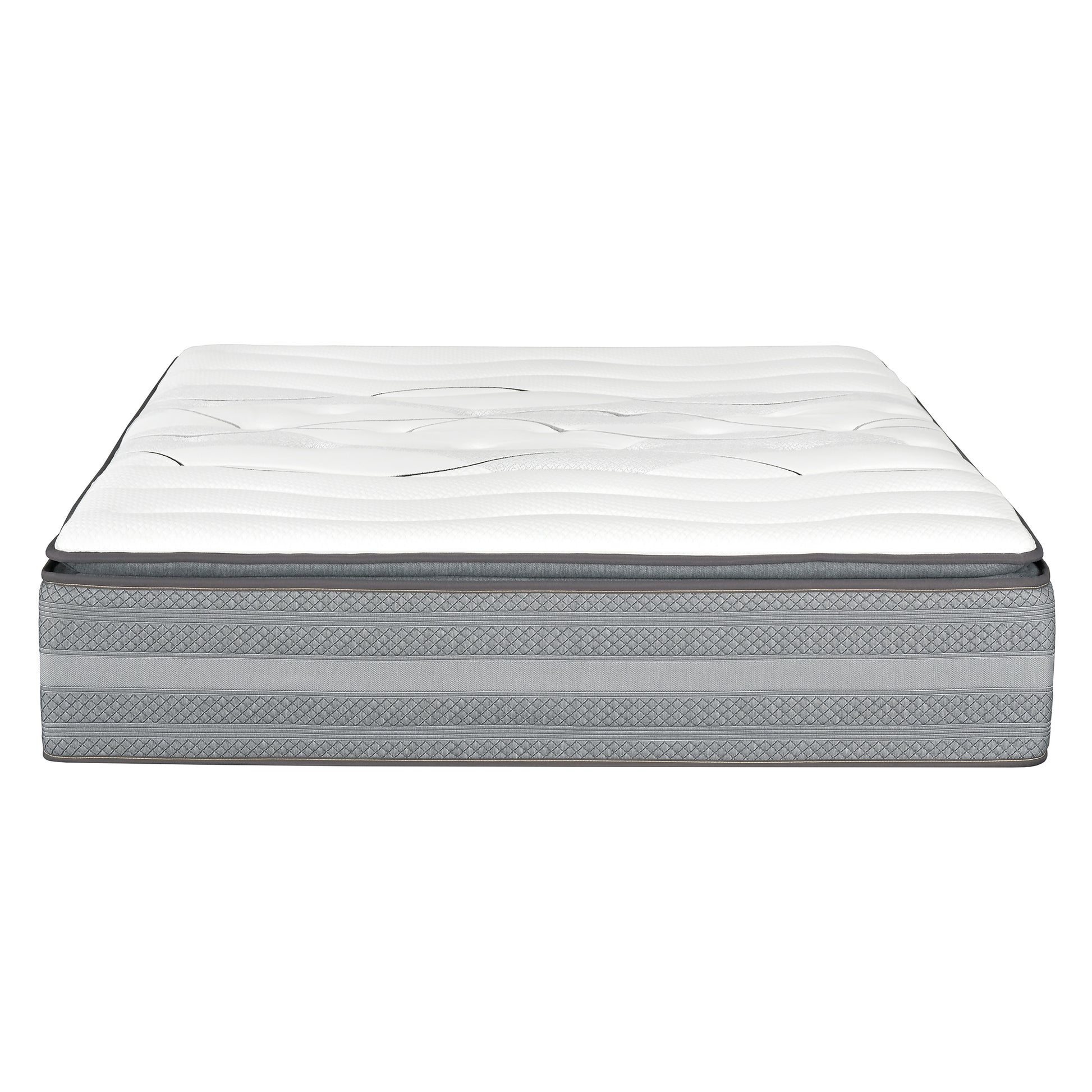 DreamCloud 12 in. Pillow Top Pocket Coil Hybrid Mattress-Bedroom-DECOROLALA