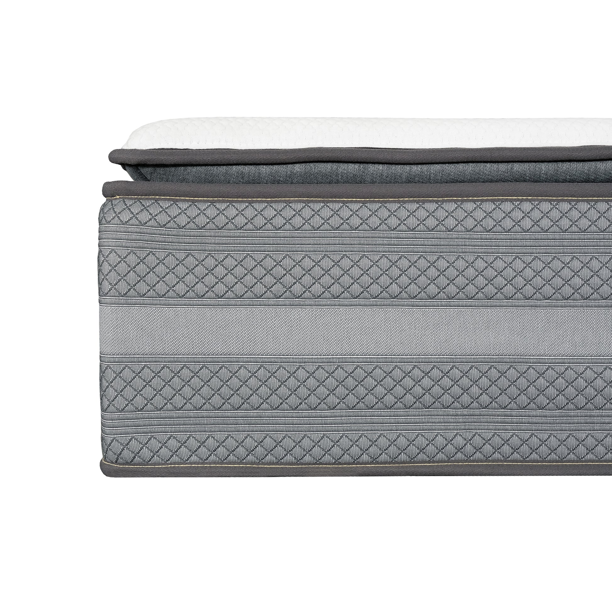 DreamCloud 12 in. Pillow Top Pocket Coil Hybrid Mattress-Bedroom-DECOROLALA