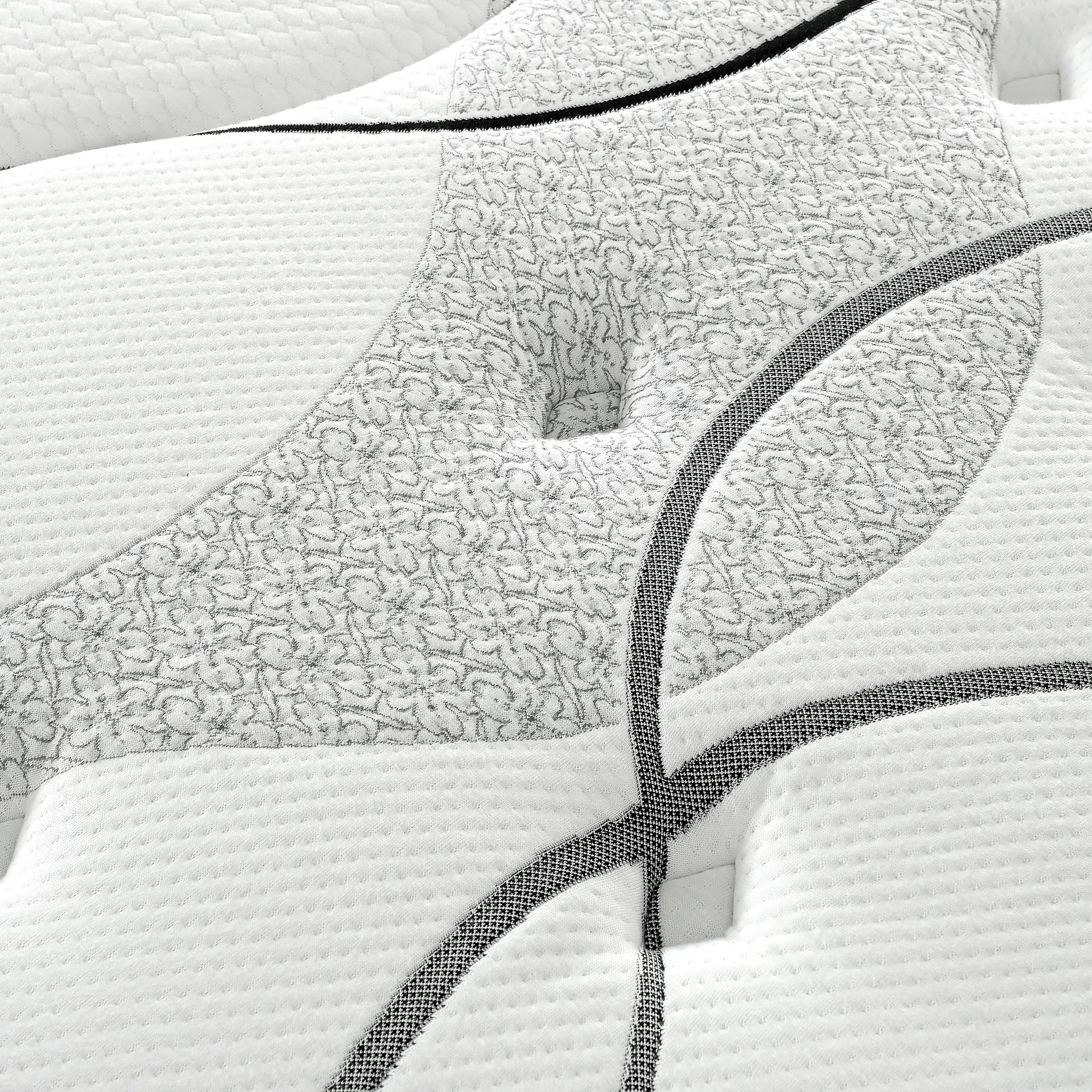 DreamCloud 12 in. Pillow Top Pocket Coil Hybrid Mattress-Bedroom-DECOROLALA