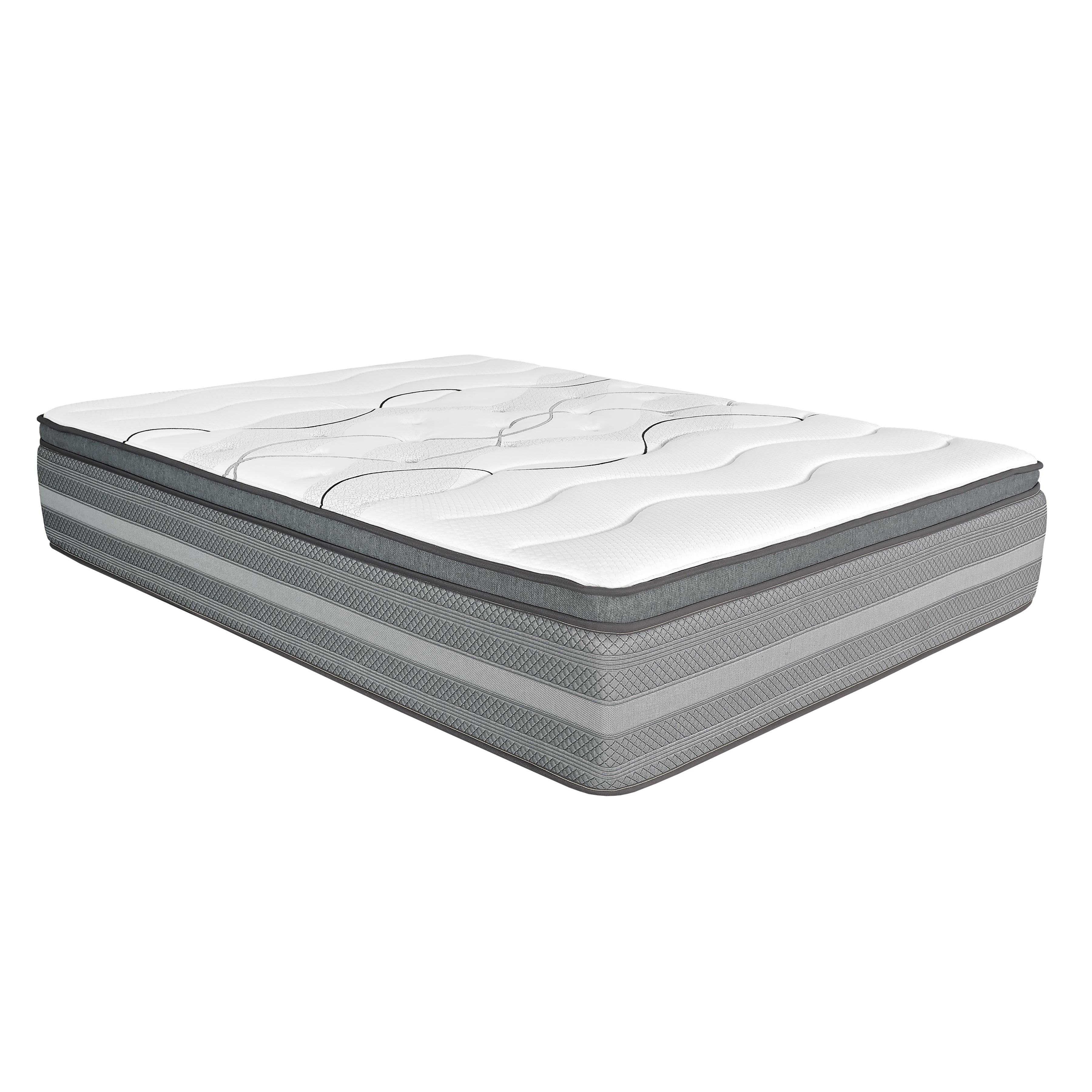 DreamLuxe 14 in. Euro Top Pocket Coil Hybrid Mattress-Bedroom-DECOROLALA
