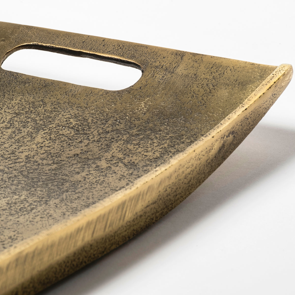 Drey 24L x 10W Gold Rectangular Tray-Trays-DECOROLALA