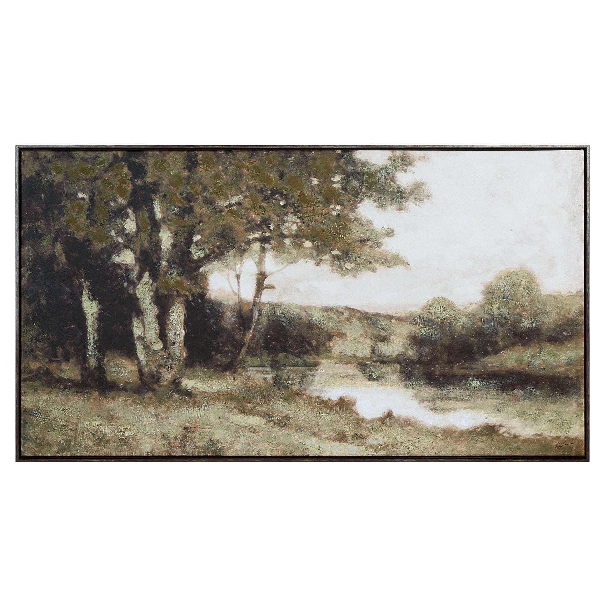 Dulcedo 30" H x 55" W Canvas Art, Brown-Canvas Art-DECOROLALA