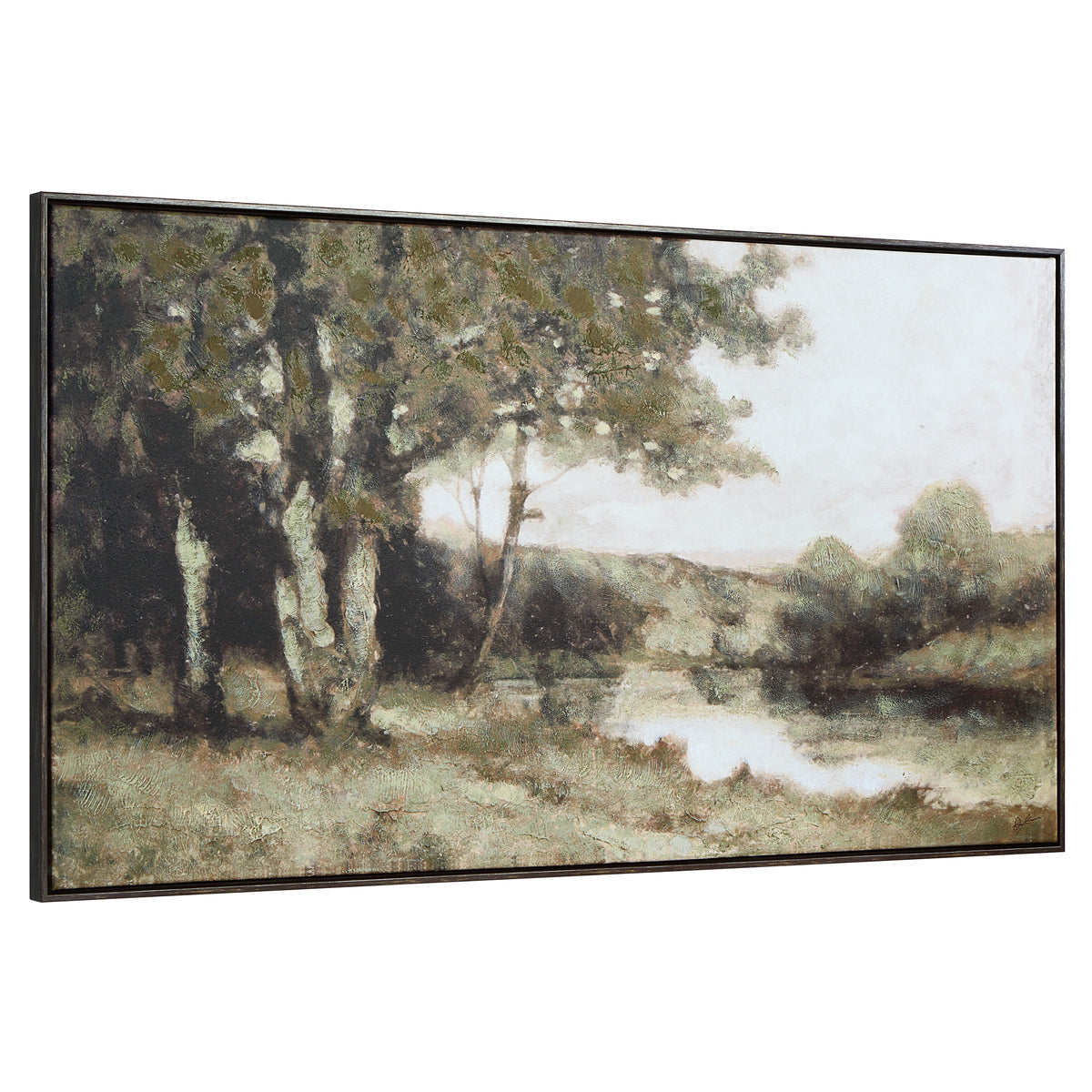 Dulcedo 30" H x 55" W Canvas Art, Brown-Canvas Prints-DECOROLALA