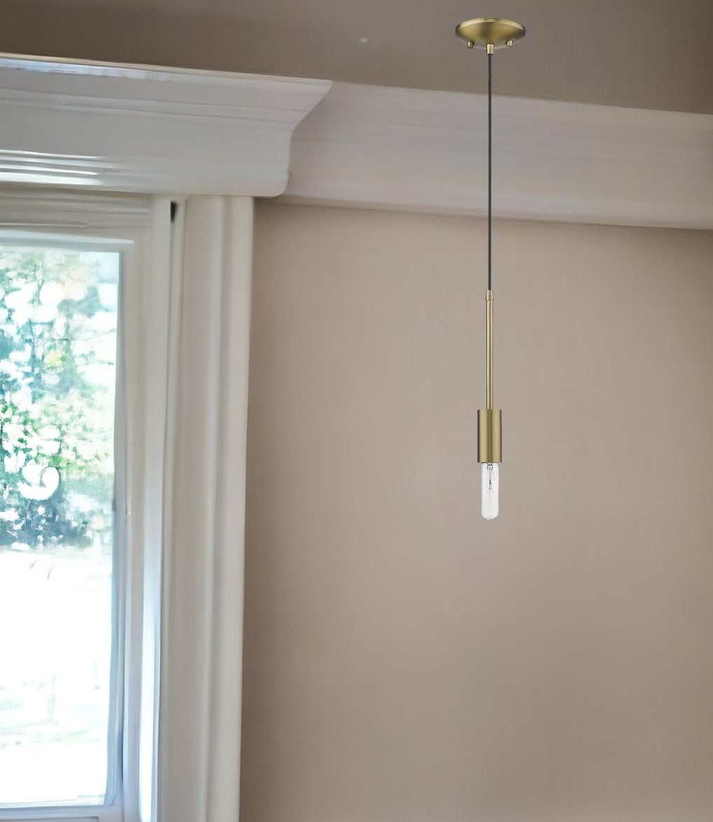 Dull Gold Mini Pendant Hanging Light-Pendants-Hanging Lights-DECOROLALA