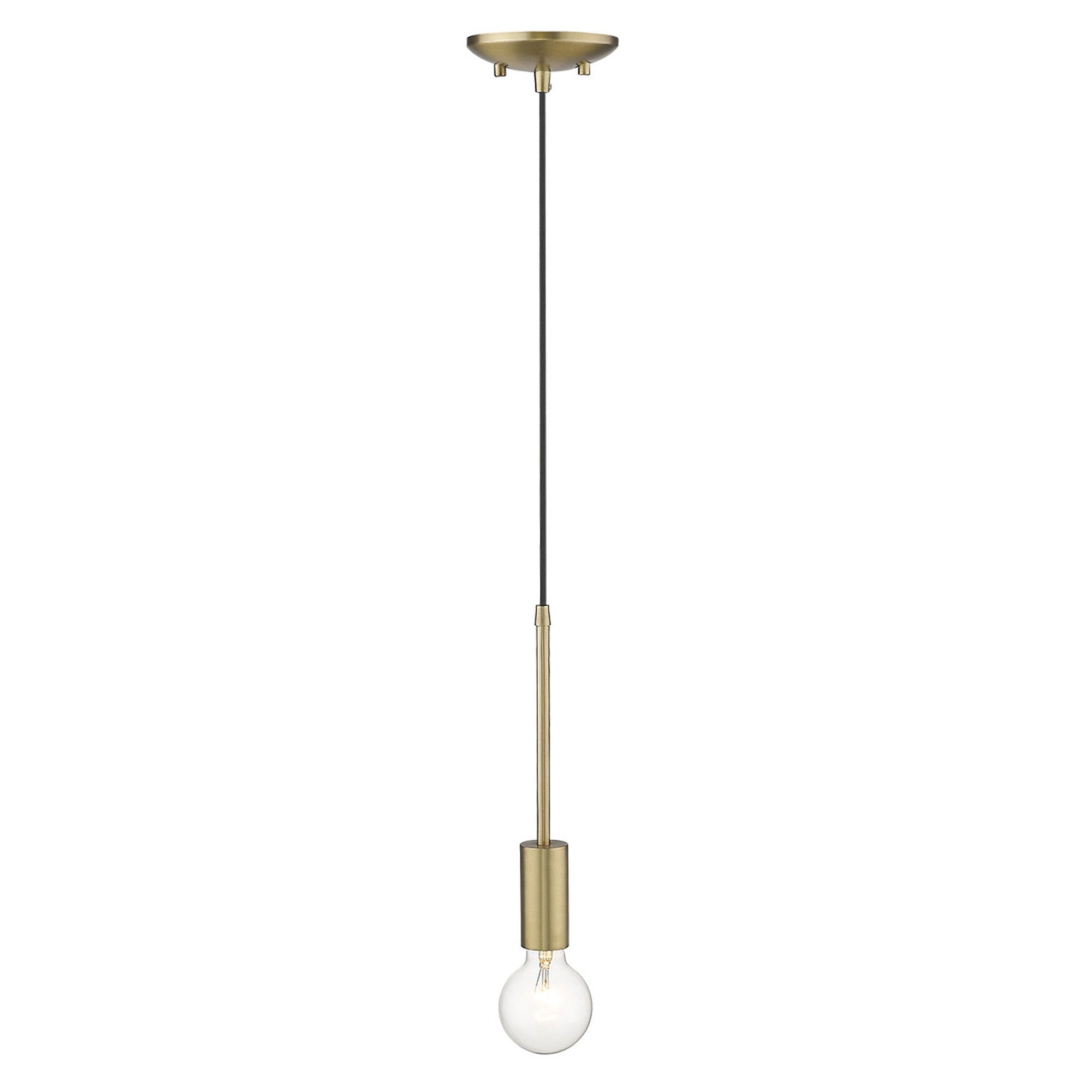 Dull Gold Mini Pendant Hanging Light-Pendants-Hanging Lights-DECOROLALA