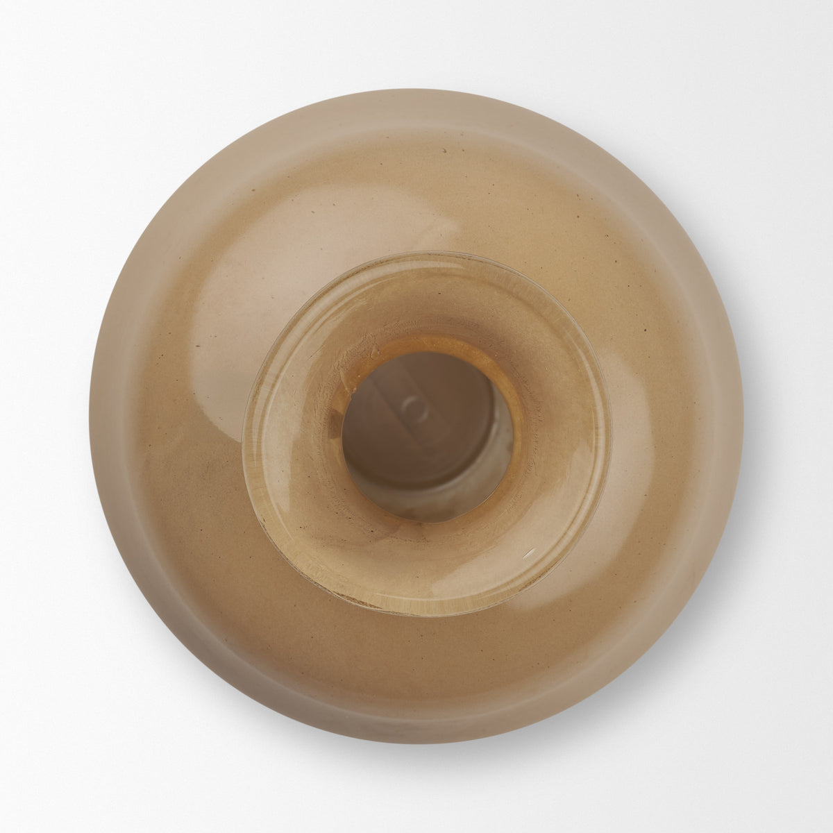 Dune Matte Brown Glass Vase-Vase-DECOROLALA
