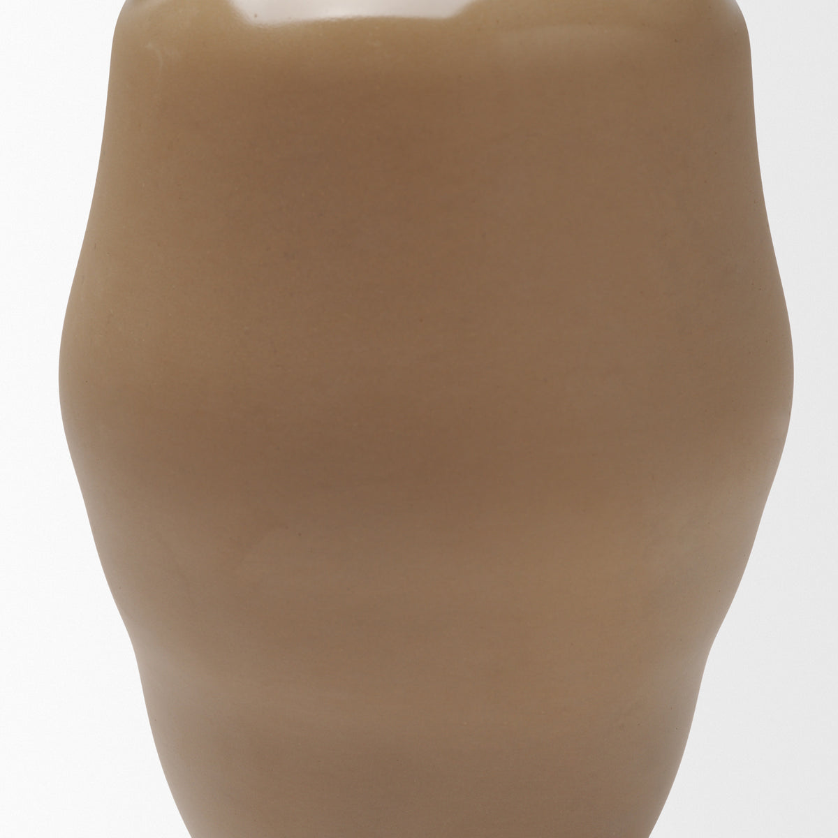 Dune Matte Brown Glass Vase-Vase-DECOROLALA