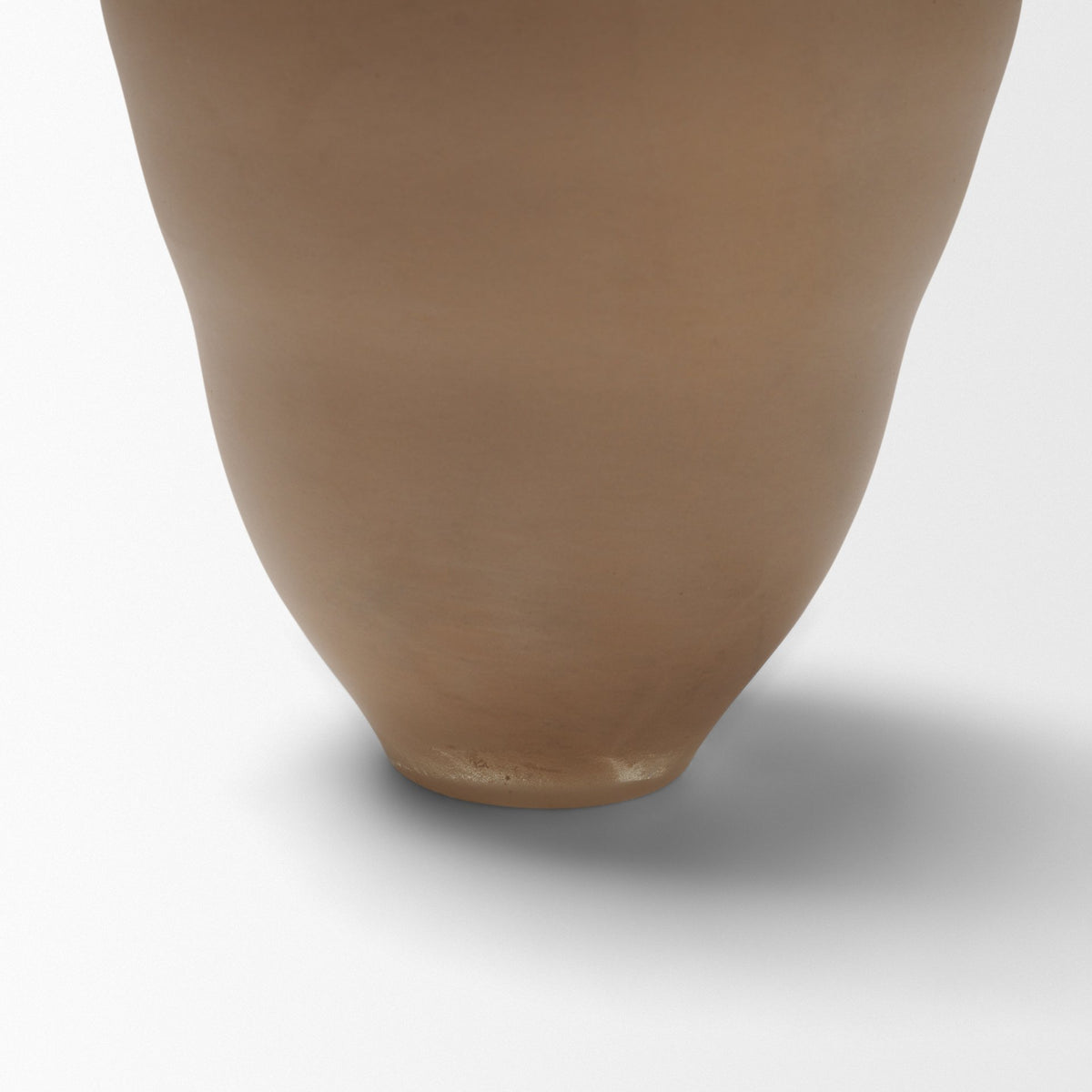 Dune Matte Brown Glass Vase-Vase-DECOROLALA