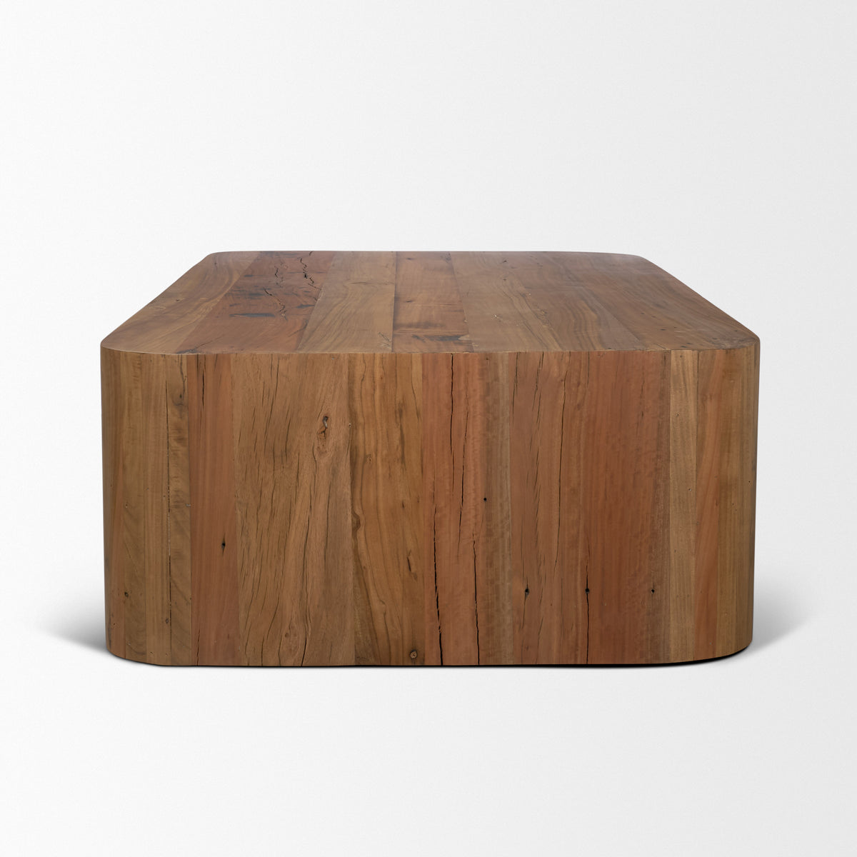 Dunmore Solid Wood Rectangular Open Shelf Coffee Table-Coffee Tables-DECOROLALA