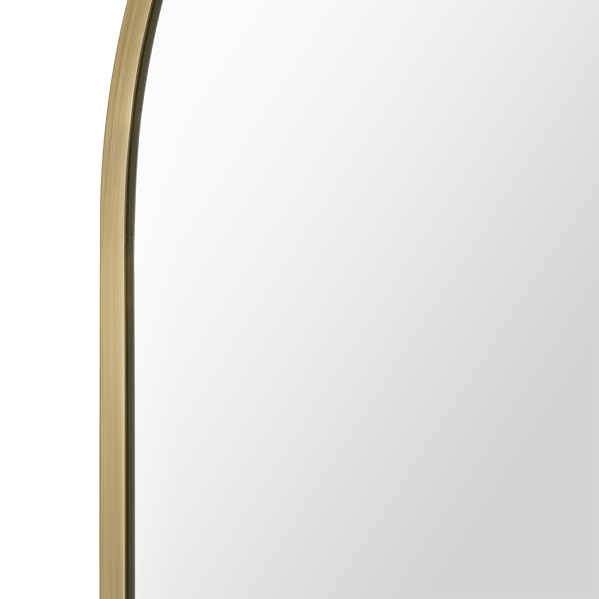 Durness 36" Tall Arch Wall Mirror, Yellow-Mirror-DECOROLALA