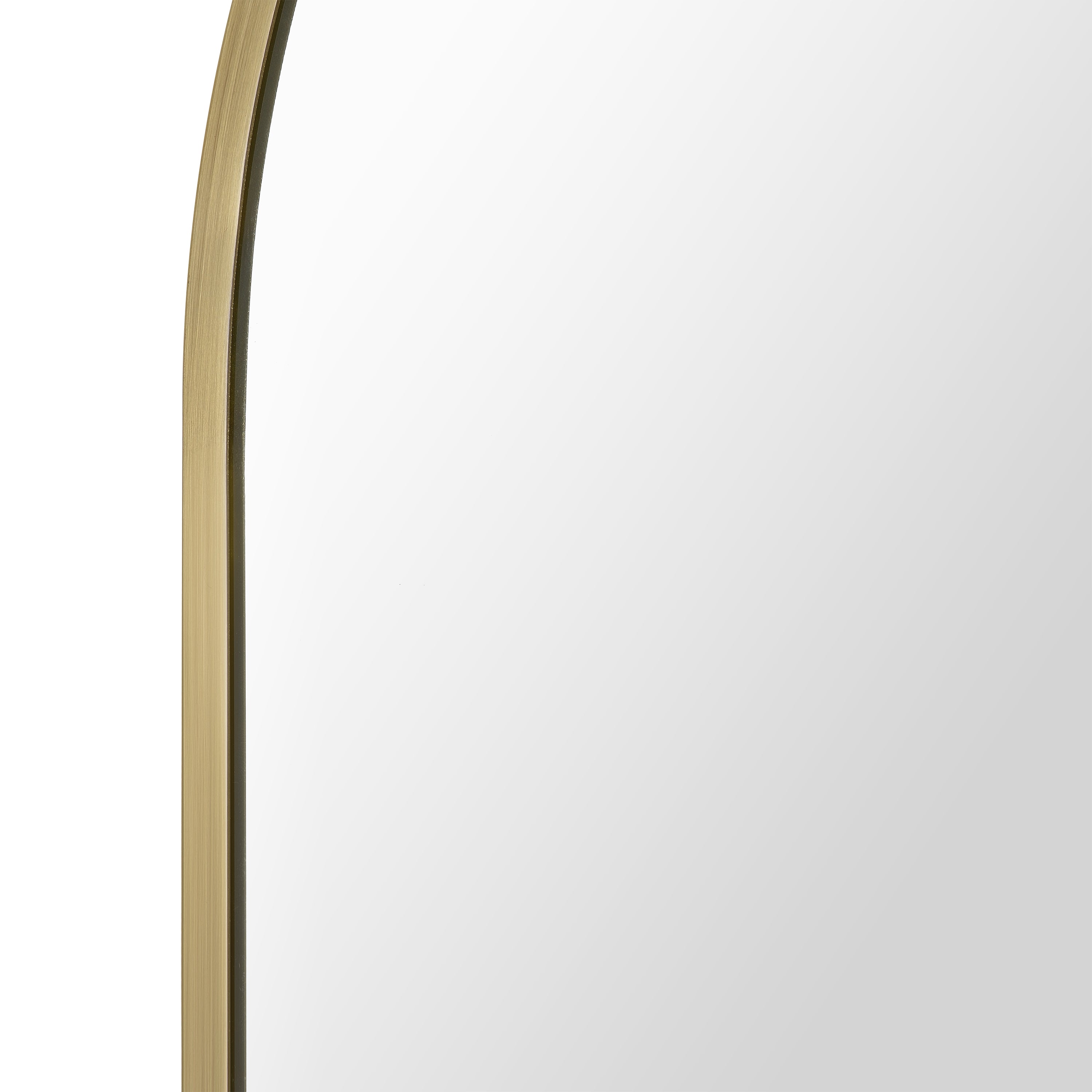Durness 36" Tall Arch Wall Mirror, Yellow-Mirror-DECOROLALA