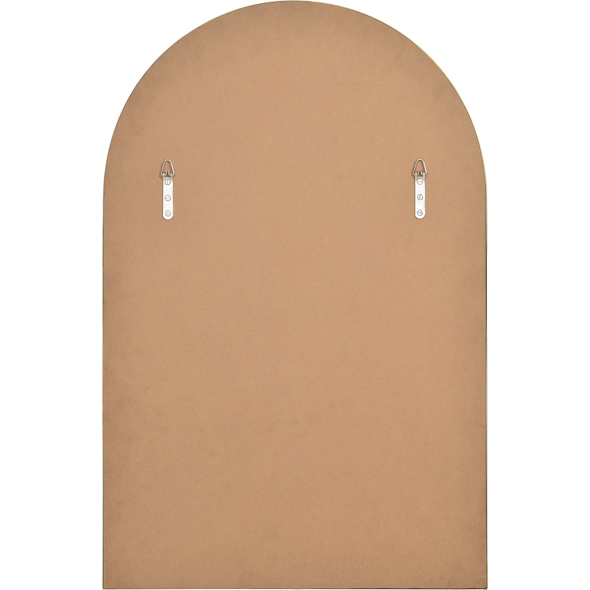 Durness 36" Tall Arch Wall Mirror, Yellow-Mirror-DECOROLALA