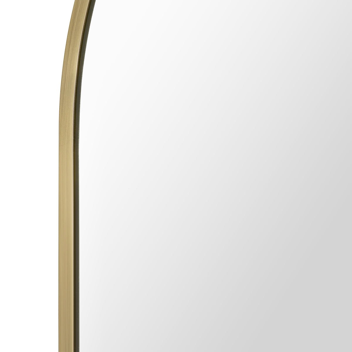 Durness 36" Tall Arch Wall Mirror, Yellow-Mirrors-DECOROLALA