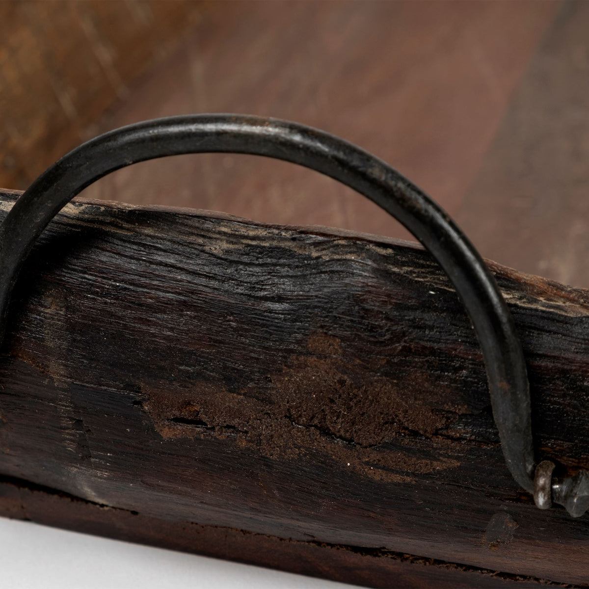 Durone (Set of 2) Brown Wooden Live Edge Serving Trays-Trays-DECOROLALA