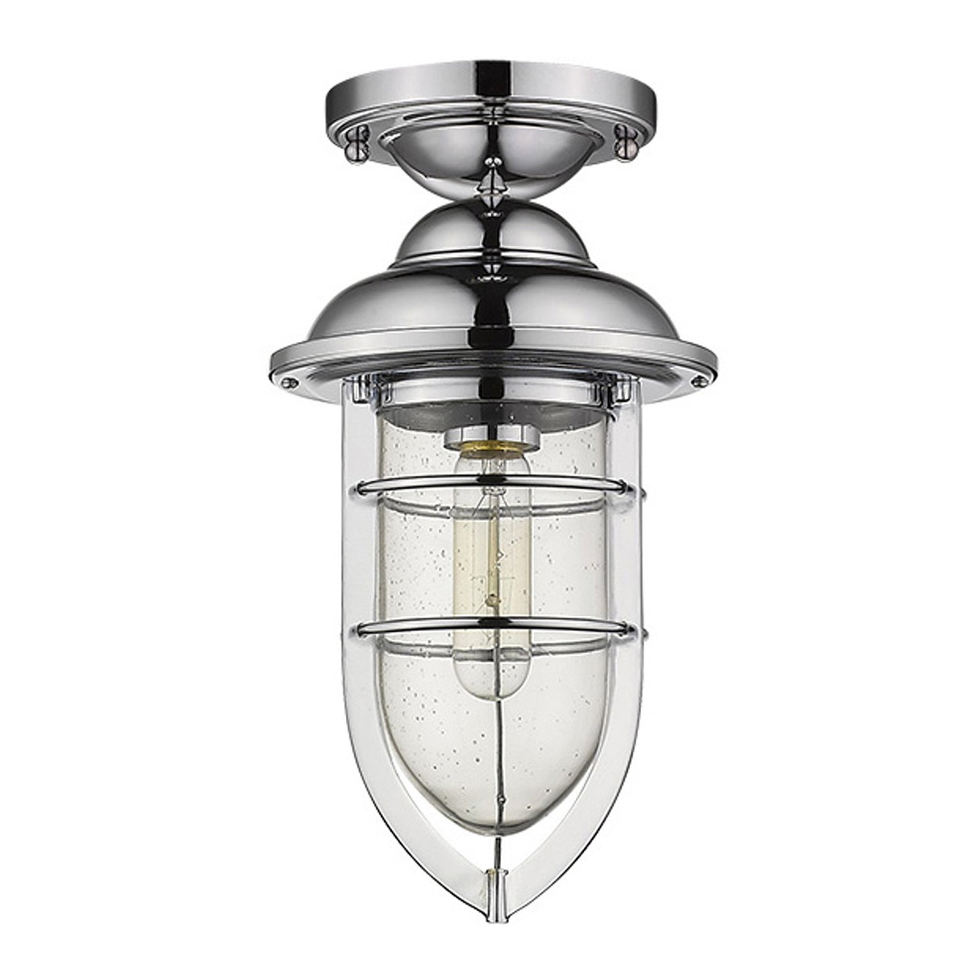 Dylan 3-Light Chrome Hanging Lantern-Chandeliers-DECOROLALA