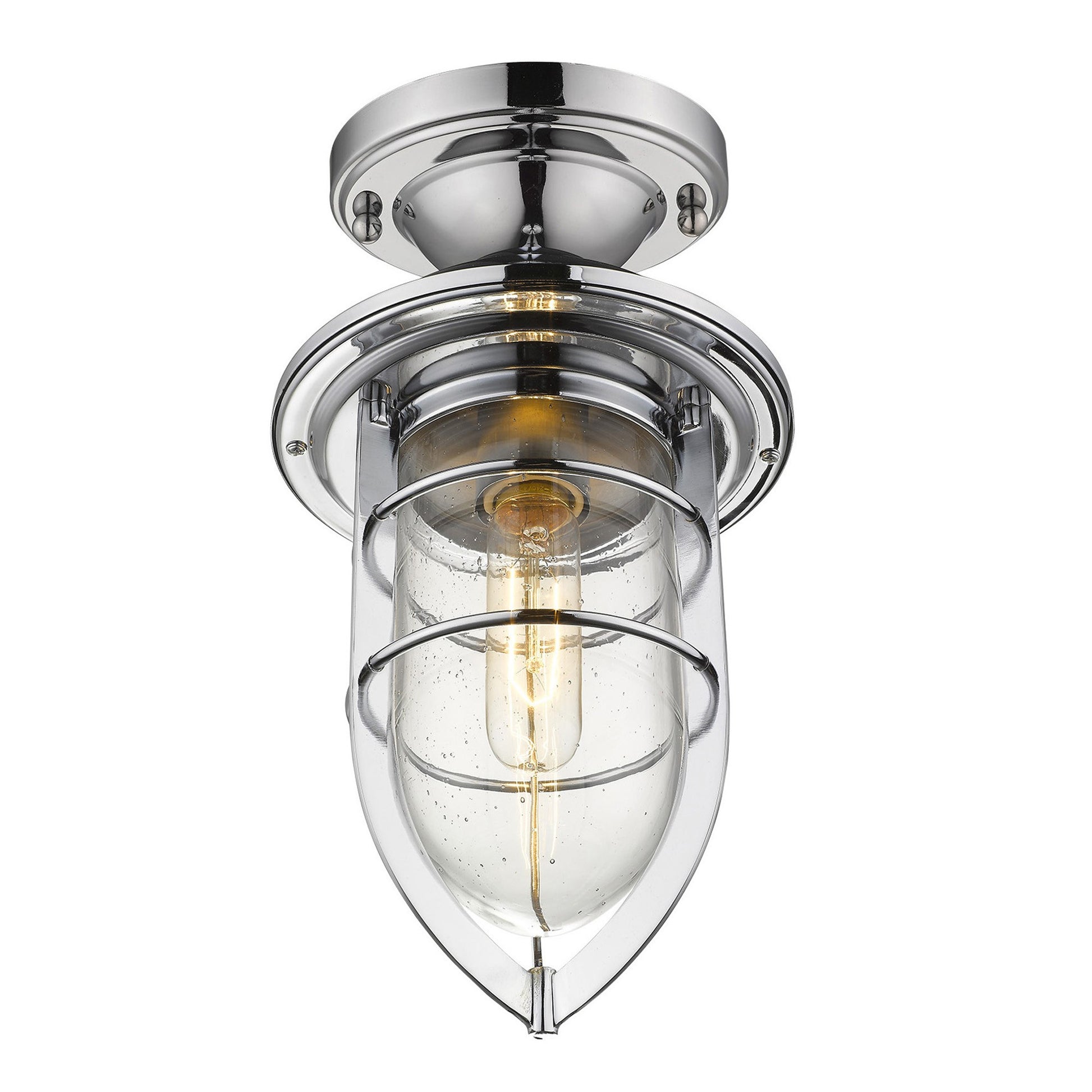 Dylan 3-Light Chrome Hanging Lantern-Chandeliers-DECOROLALA