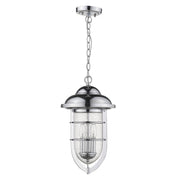 Dylan 3-Light Chrome Hanging Lantern-Chandeliers-DECOROLALA