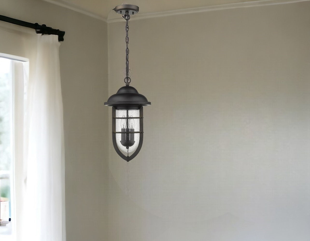 Dylan 3-Light Oil-Rubbed Bronze Hanging Lantern-Chandeliers-DECOROLALA