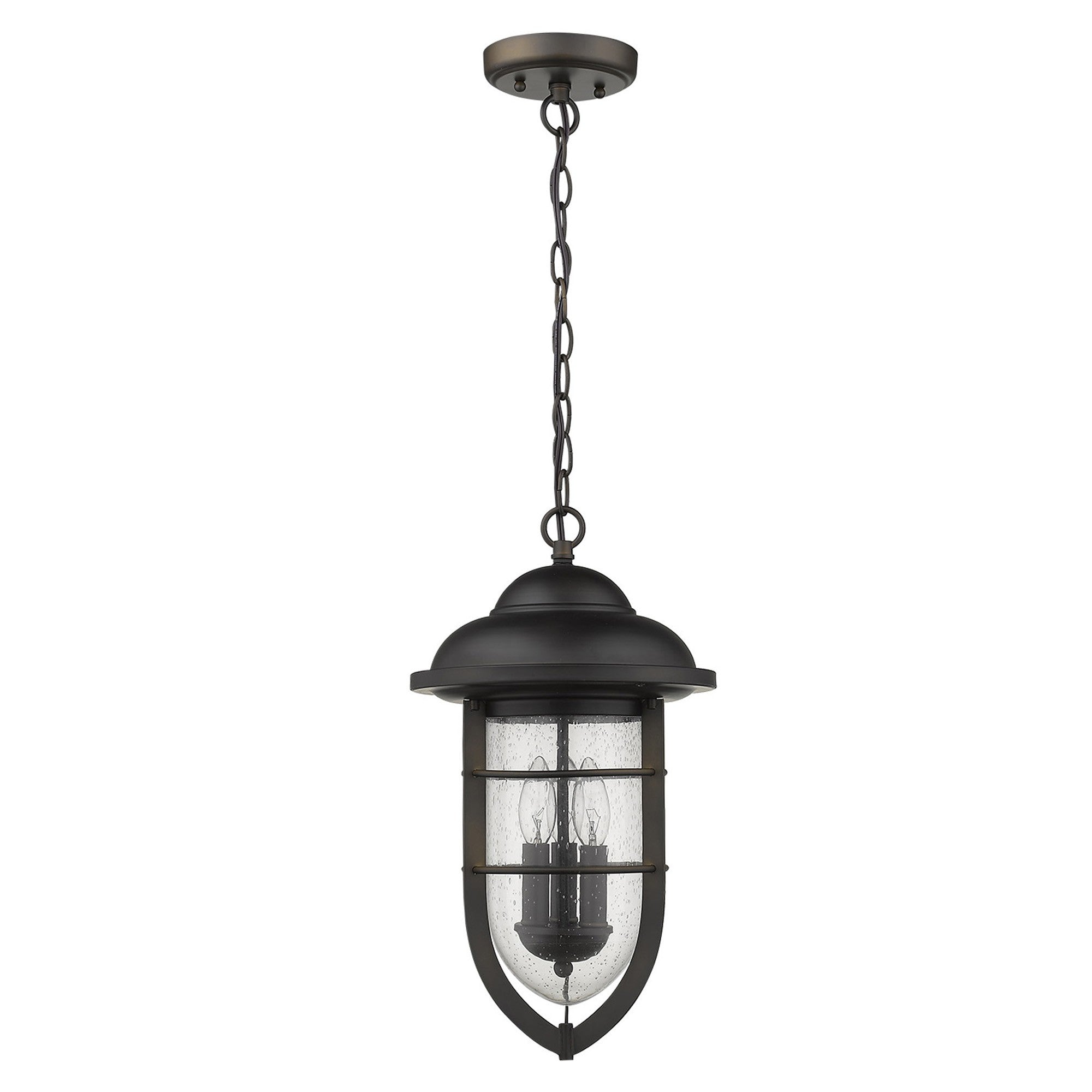 Dylan 3-Light Oil-Rubbed Bronze Hanging Lantern-Chandeliers-DECOROLALA