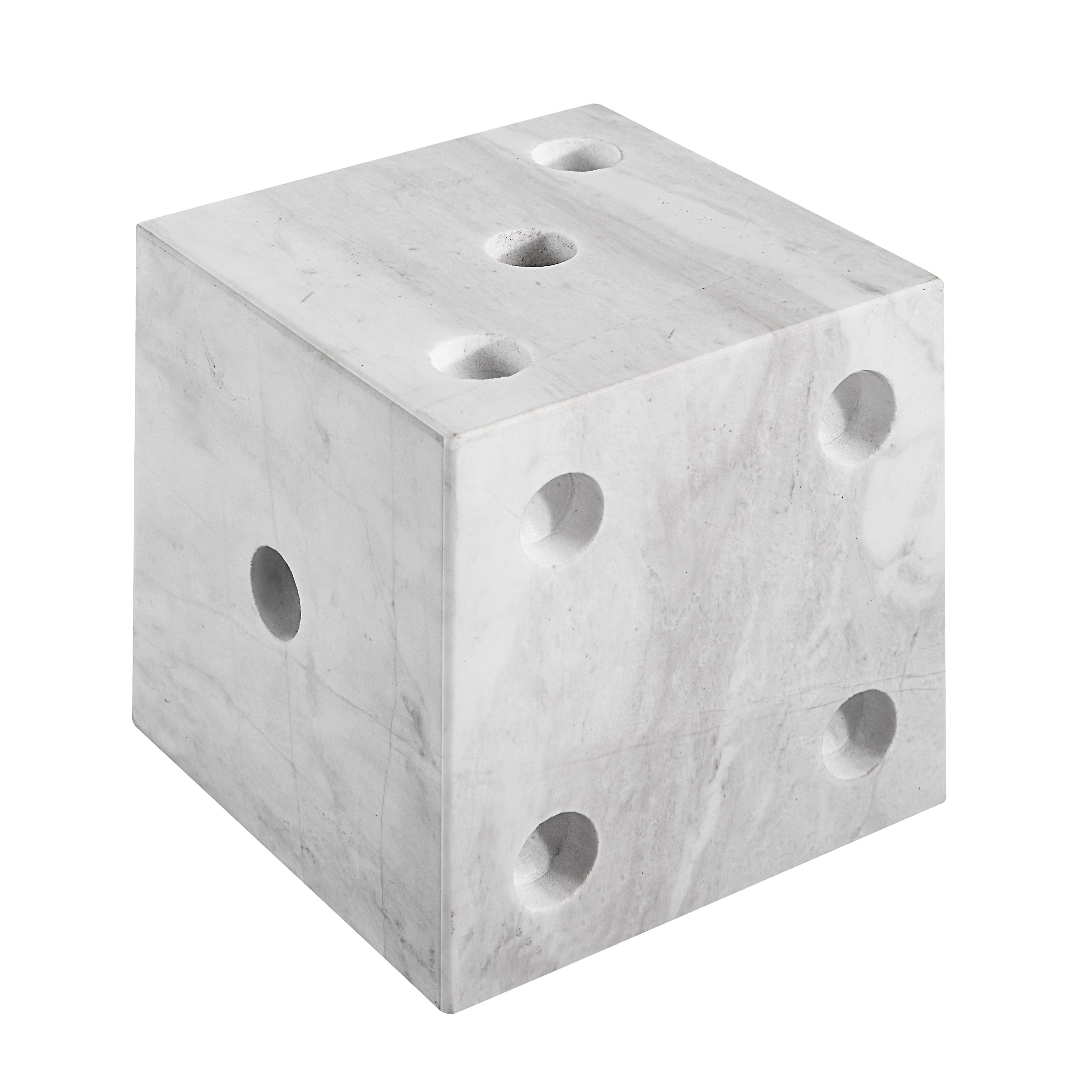 Dylon Statue, Honed White-Statue-DECOROLALA