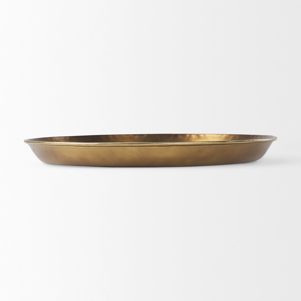 Eagan 24.0L x 24.0W x 2.0H Brass Aluminium Tray Large-Trays-DECOROLALA