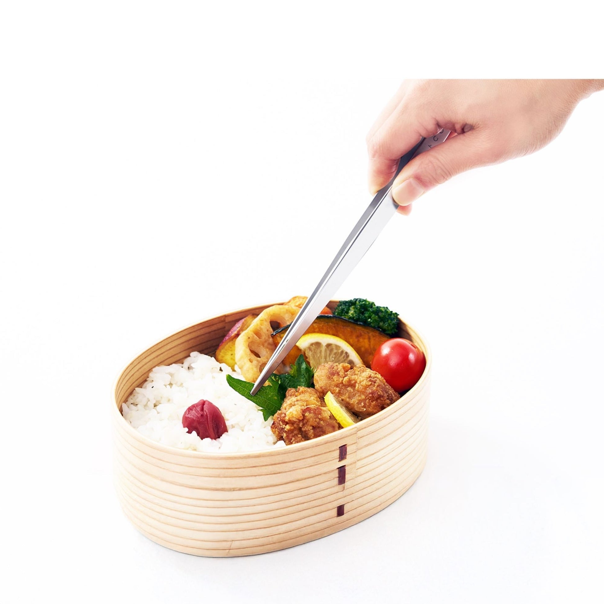 Eatoco Japan Stainless Steel Moribashi Bento Tongs  (180 mm)-Kitchen Tool-DECOROLALA