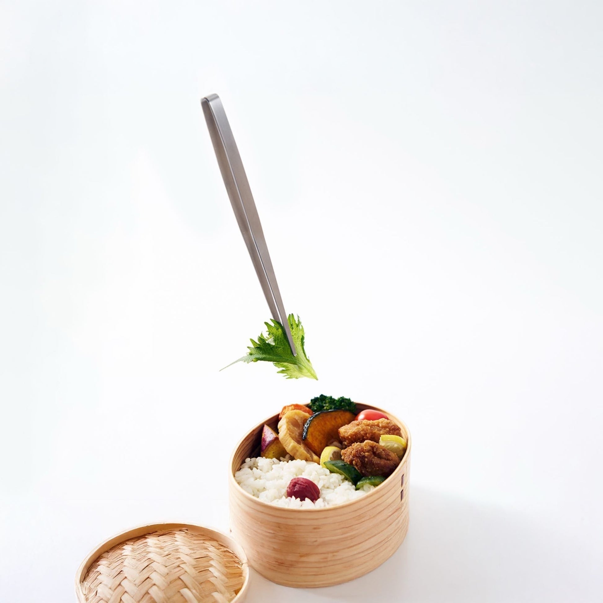 Eatoco Japan Stainless Steel Moribashi Bento Tongs  (180 mm)-Kitchen Tool-DECOROLALA