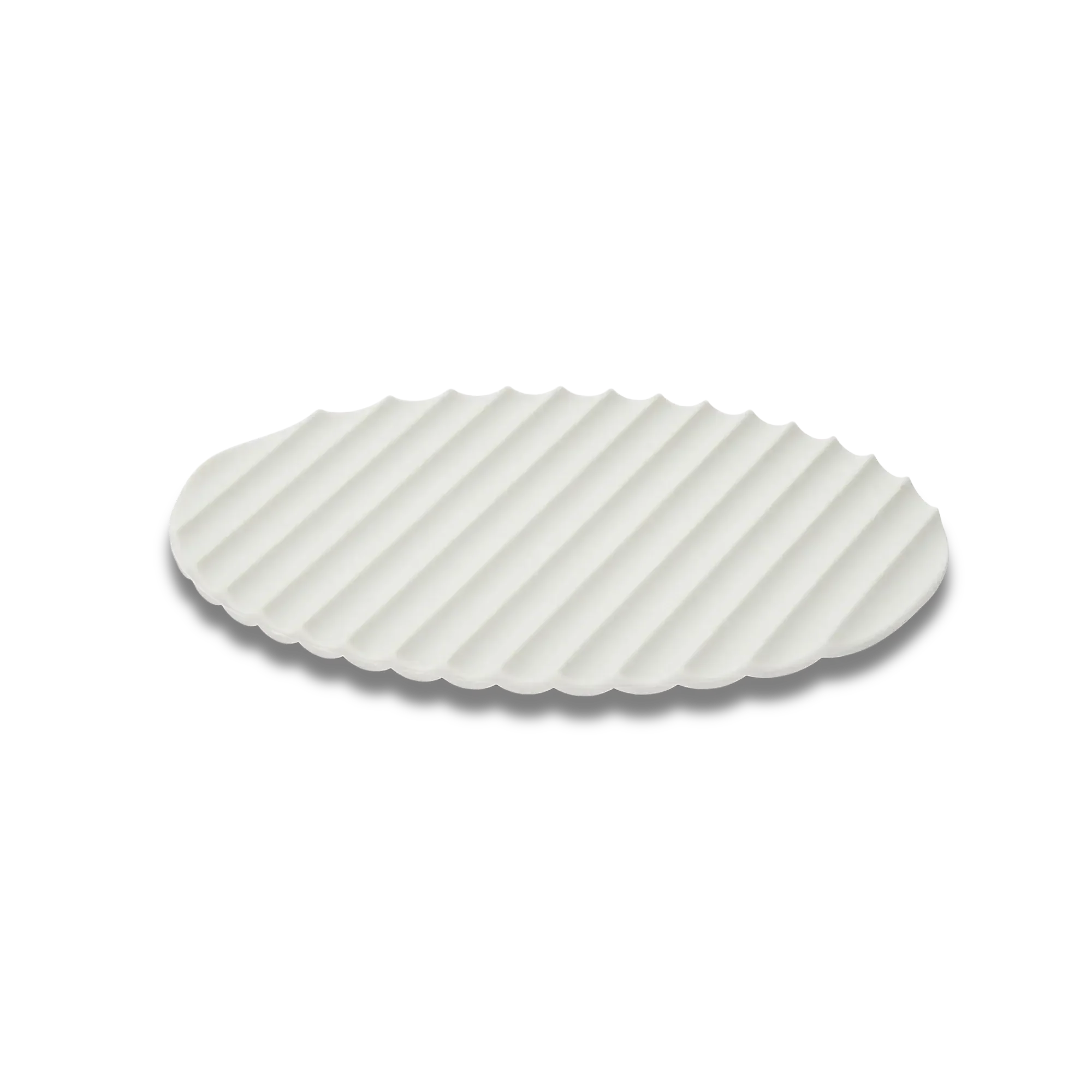 Eatoco Nami Silicone Pot Holder Mat  Heat-Resistant & Non-Slip - Light Grey-Kitchen Tool-DECOROLALA