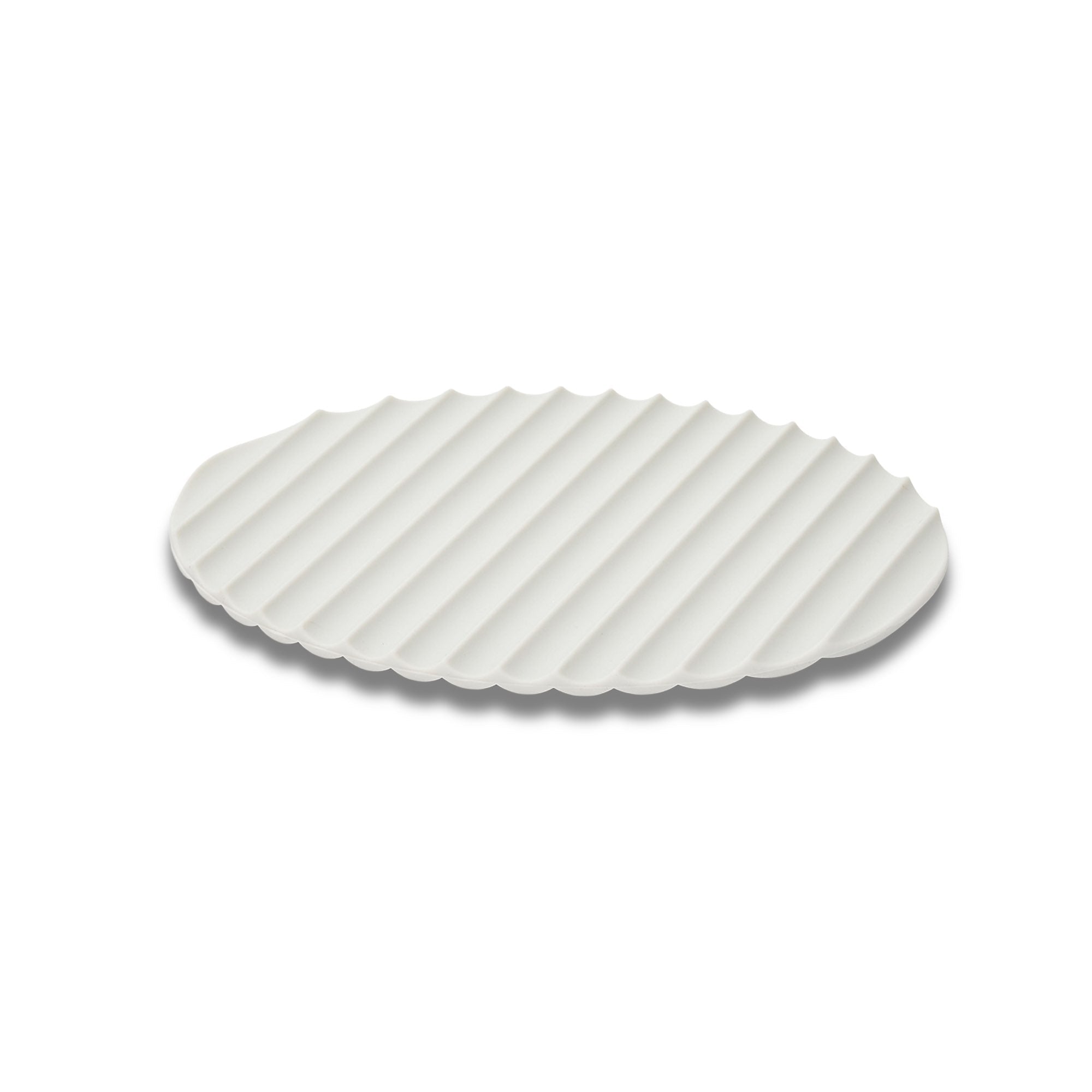 Eatoco Nami Silicone Pot Holder Mat - Light Grey Heat-Resistant Trivet-Kitchen Tool-DECOROLALA