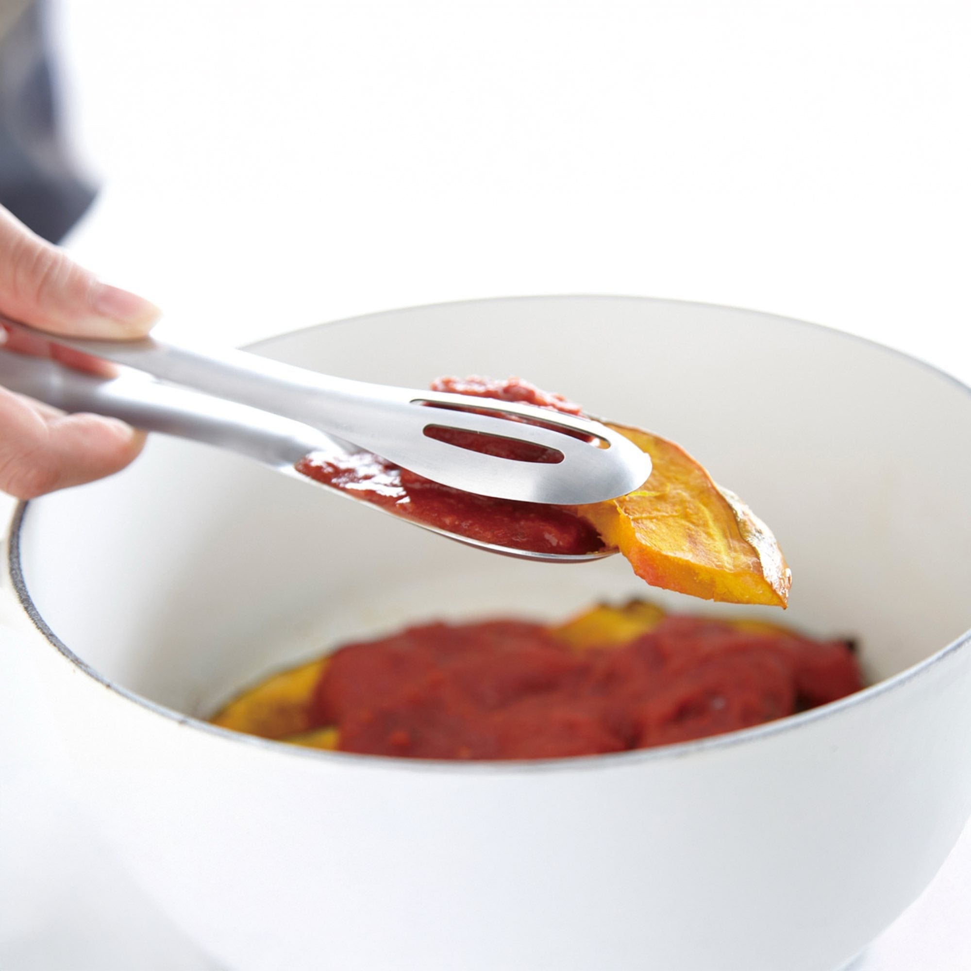 Eatoco Stainless Steel Serving Tongs Hasam  Multi-Function (200?mm)-Kitchen Tool-DECOROLALA