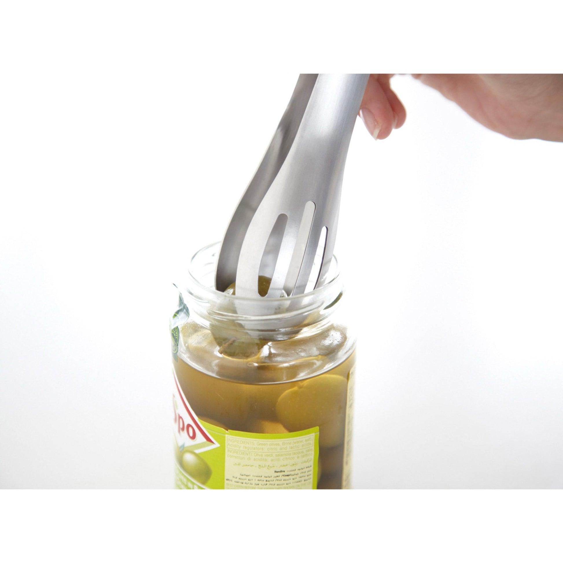 Eatoco Stainless Steel Serving Tongs Hasam  Multi-Function (200?mm)-Kitchen Tool-DECOROLALA