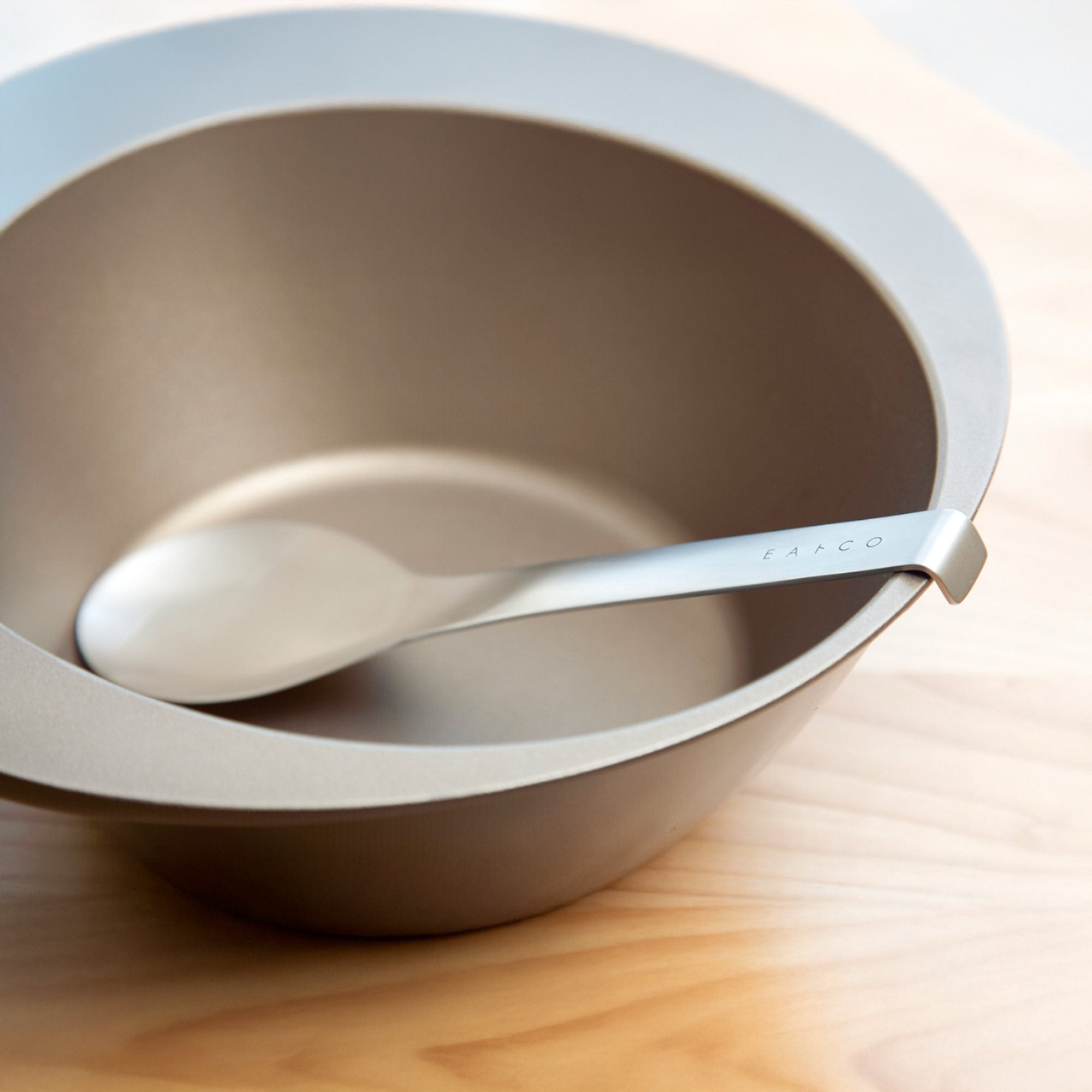 Eatoco Suqu Stainless Steel Serving Spoon - 230mm Japan Made-Kitchen Tool-DECOROLALA
