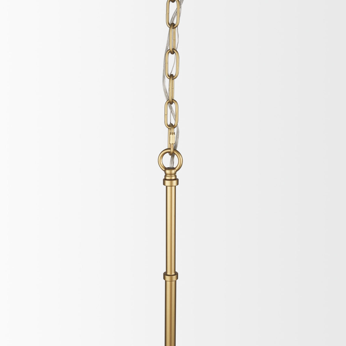 Edie Brushed Metal w/ Frosted Glass Globe 1-Light Pendant-Pendant Lighting-DECOROLALA