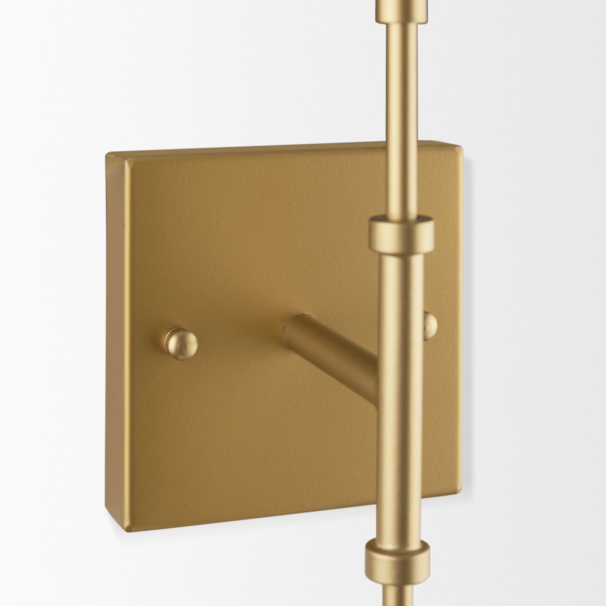 Edie Brushed Metal w/ Frosted Glass Globes 2-Light Wall Sconce-Wall Sconces-DECOROLALA