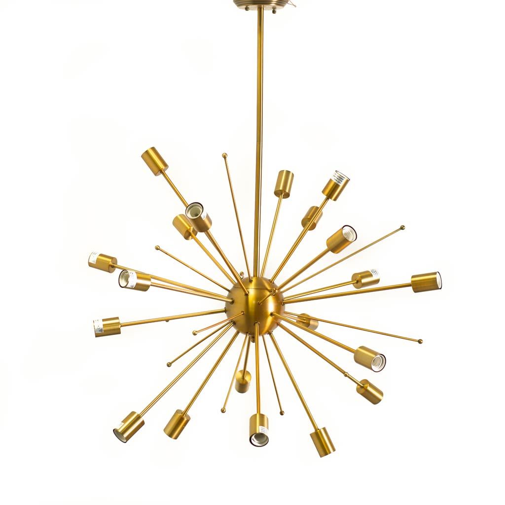 Edisonna II Gold Sputnik Twenty Bulb Chandelier-Chandeliers-DECOROLALA