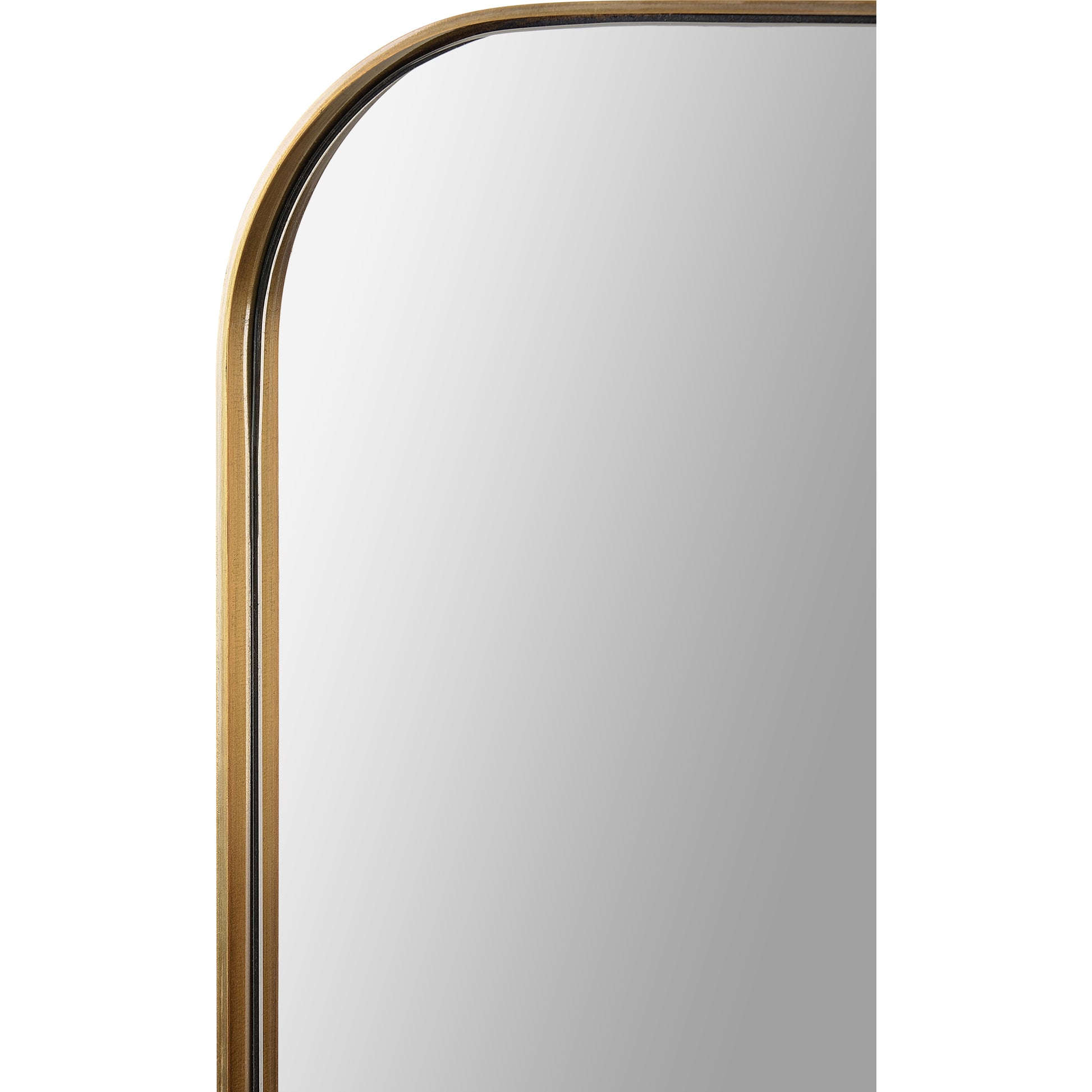 Edwin 36" Tall Rectangle Wall Mirror, Yellow-Mirror-DECOROLALA