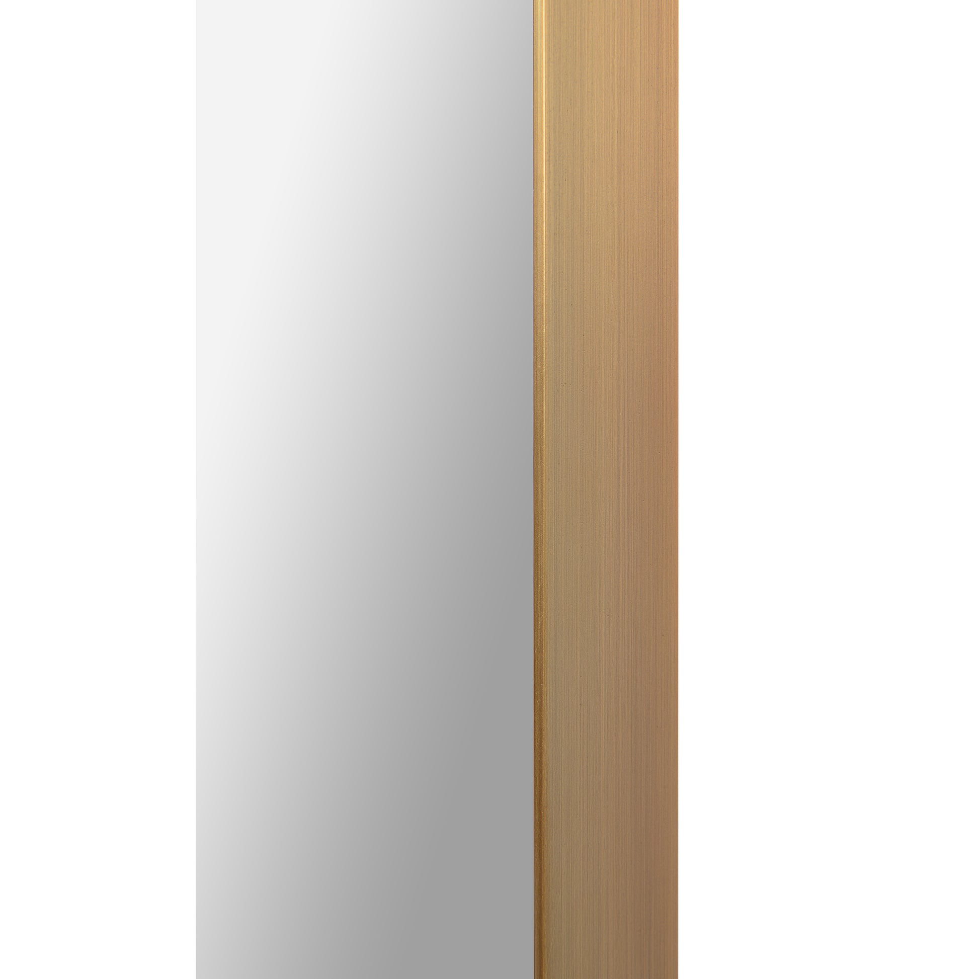 Edwin 36" Tall Rectangle Wall Mirror, Yellow-Mirror-DECOROLALA