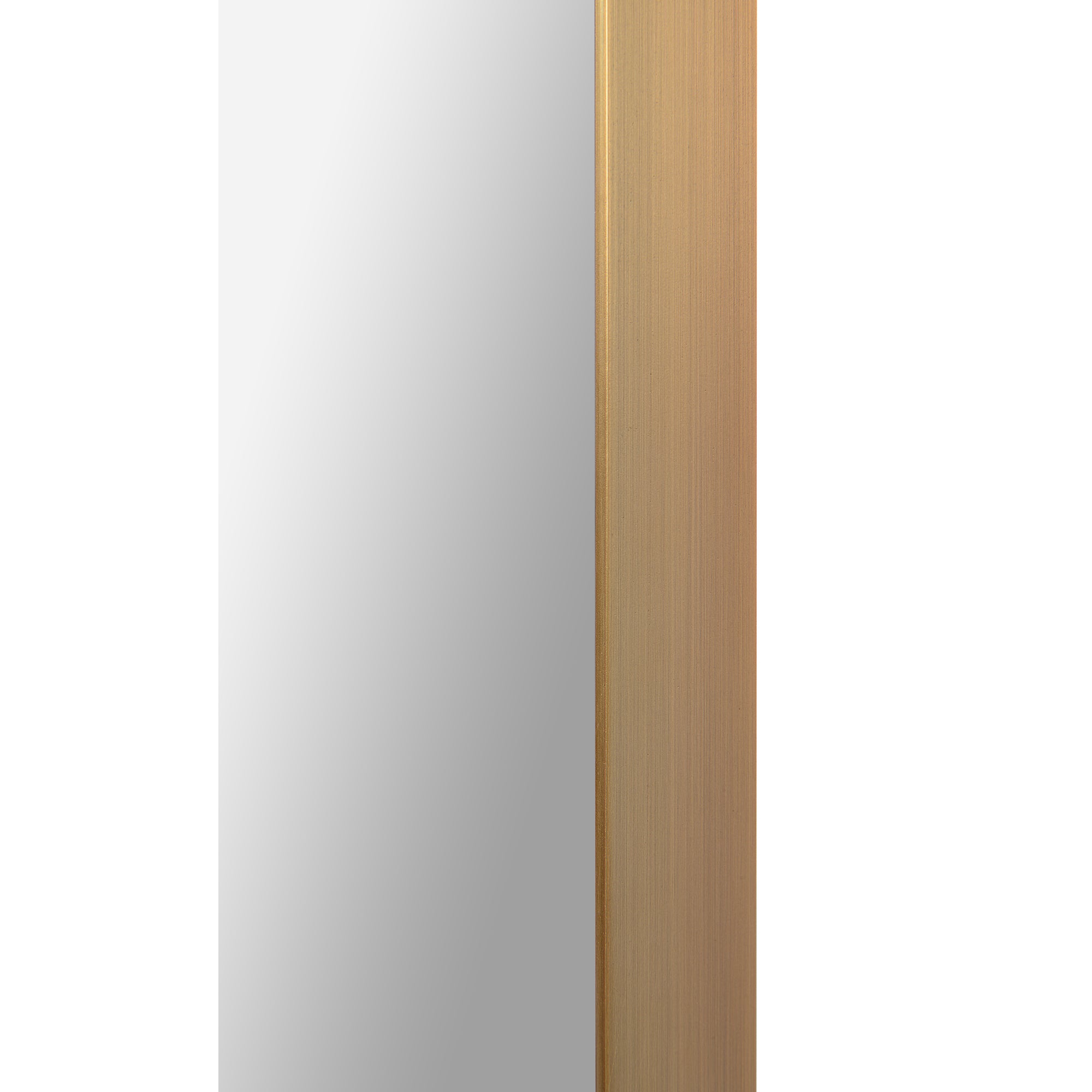 Edwin 36" Tall Rectangle Wall Mirror, Yellow-Mirror-DECOROLALA