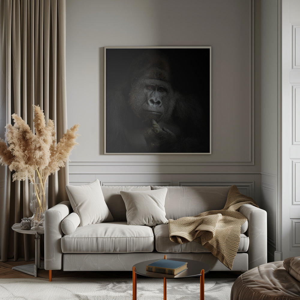 Ego Cogito, Ergo Sum Wall Art by Antje Wenner-Braun-canvas-DECOROLALA