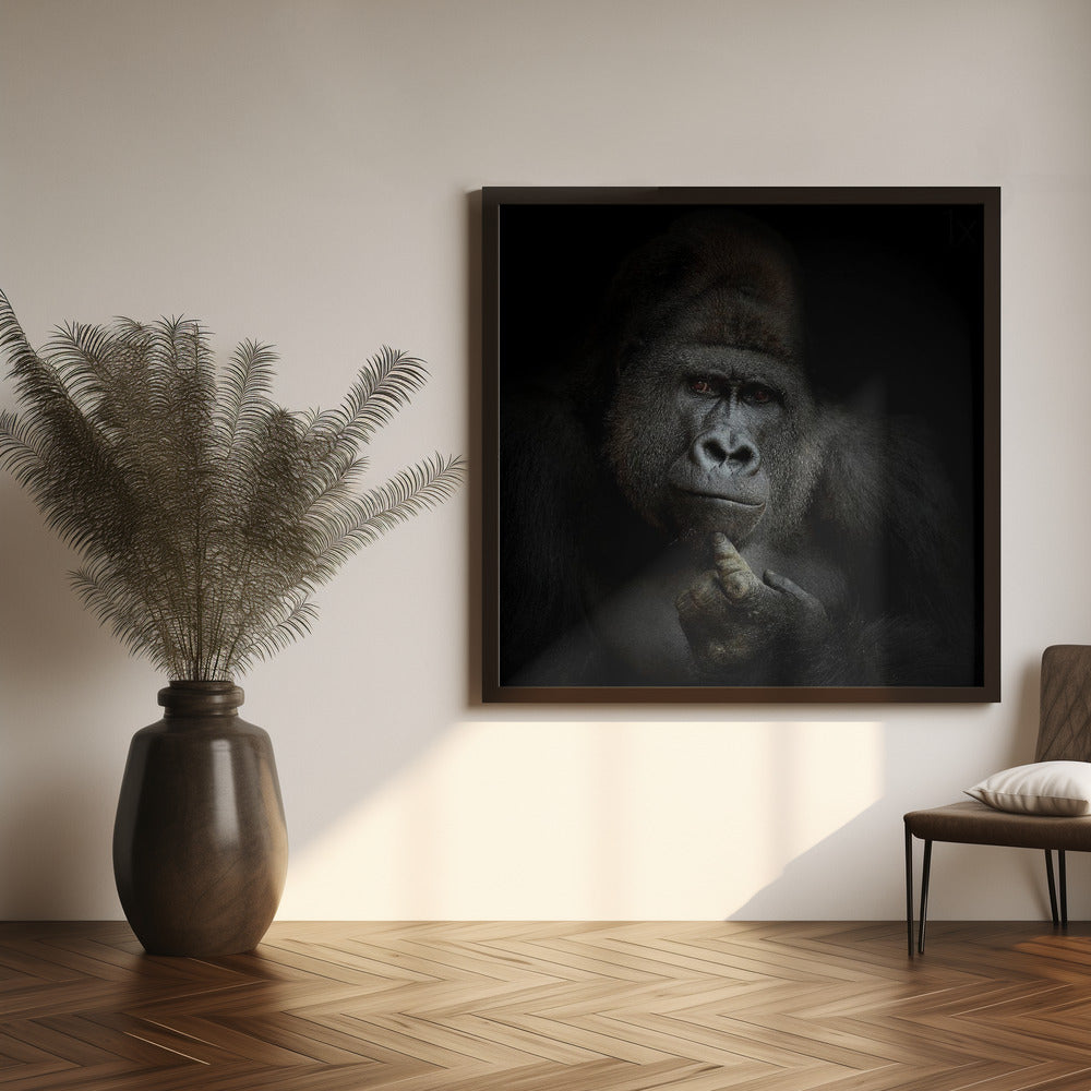 Ego Cogito, Ergo Sum Wall Art by Antje Wenner-Braun-canvas-DECOROLALA