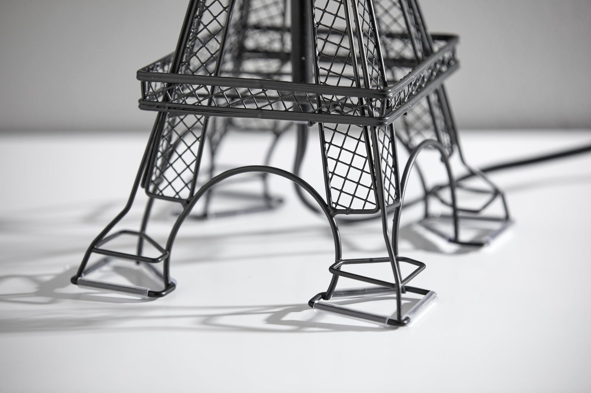 Eiffel Tower Table Lamp - White Shade-Lighting-DECOROLALA
