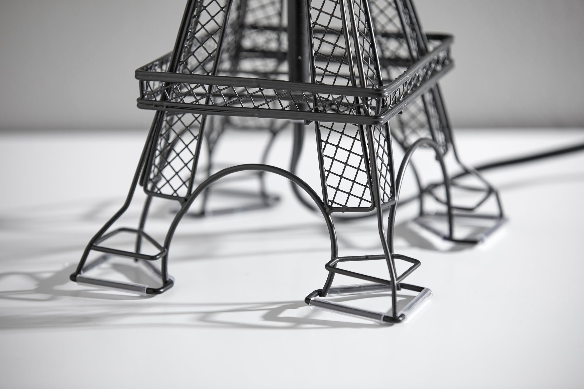 Eiffel Tower Table Lamp - White Shade-Lighting-DECOROLALA