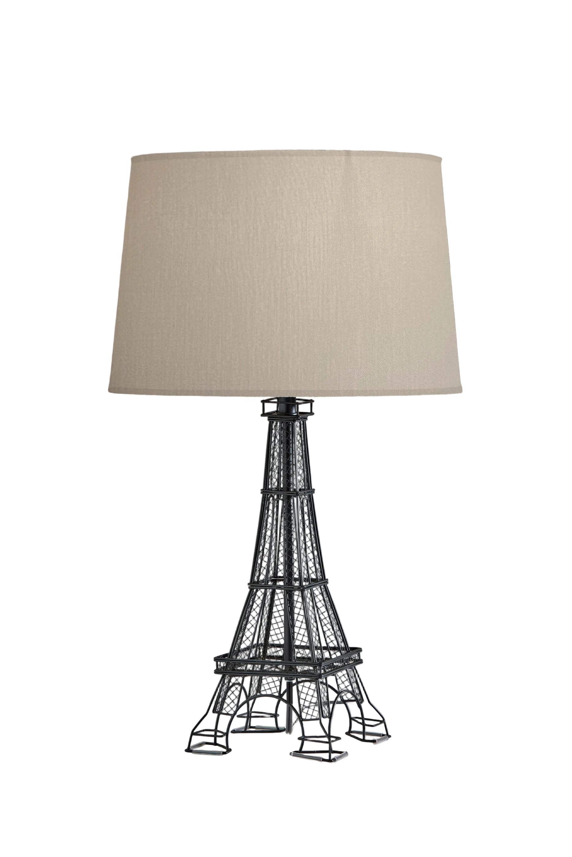 Eiffel Tower Table Lamp - White Shade-Lighting-DECOROLALA