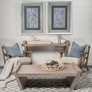 Elaine 59x36 Brown Solid Wood Top & Base Coffee Table-Coffee Tables-DECOROLALA