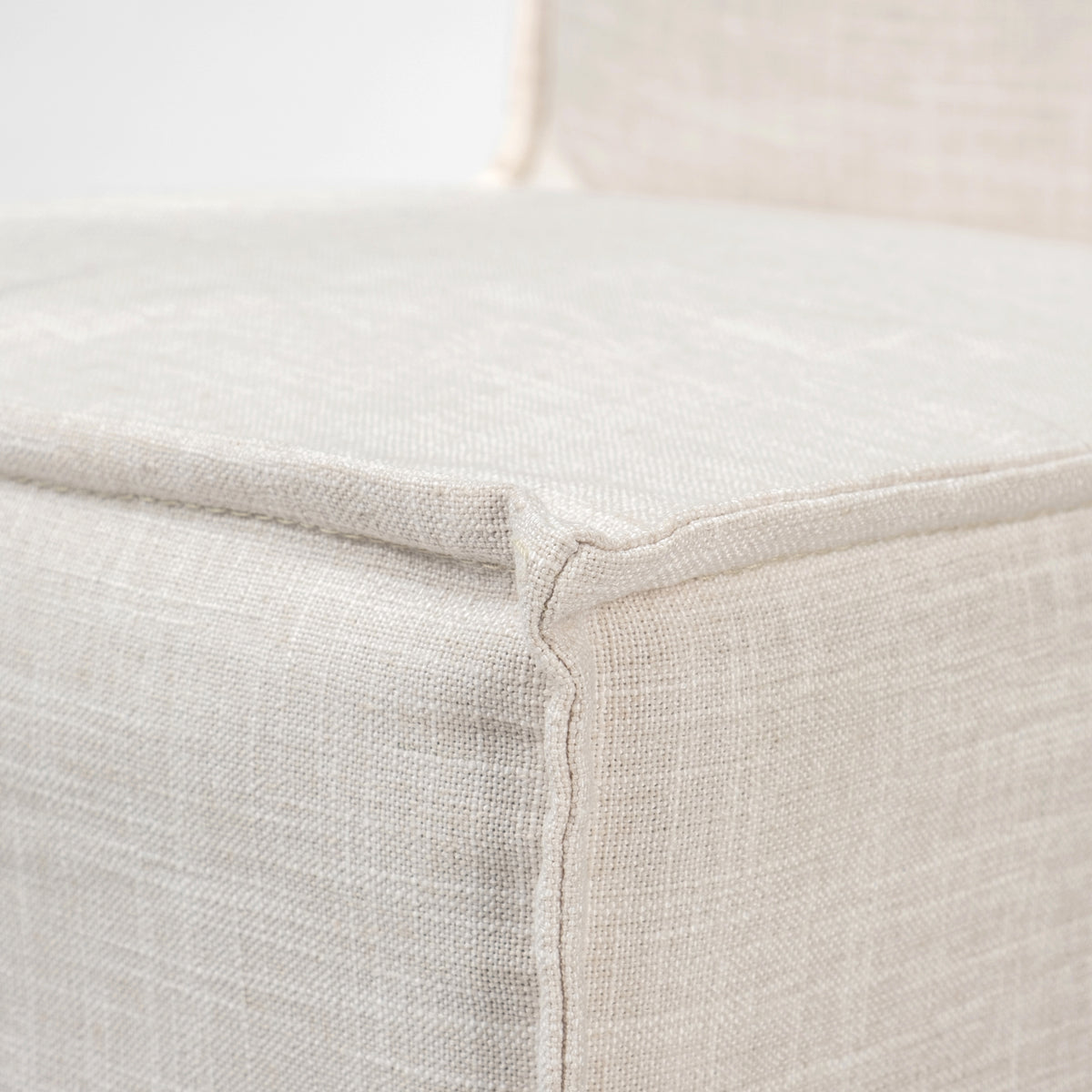 Elbert Solid Back Dining Side Chair | Fabric w/ Wood-Dining Chairs-DECOROLALA