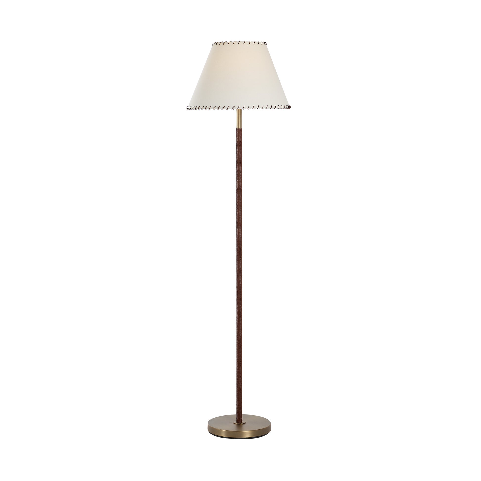 Elea 61" Floor Lamp Dark Antique Brushed Brass-Floor Lamp-DECOROLALA
