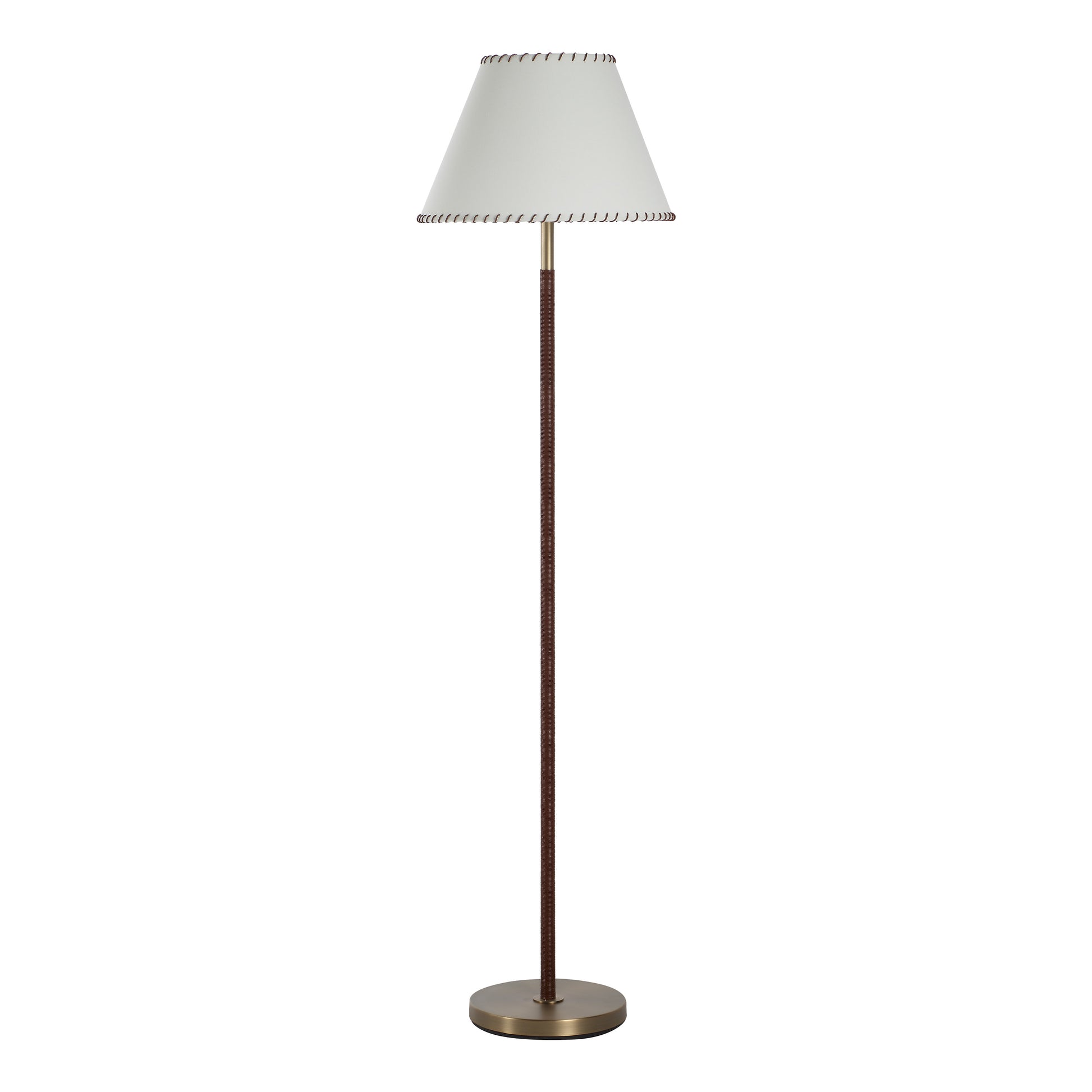 Elea 61" Floor Lamp Dark Antique Brushed Brass-Floor Lamp-DECOROLALA