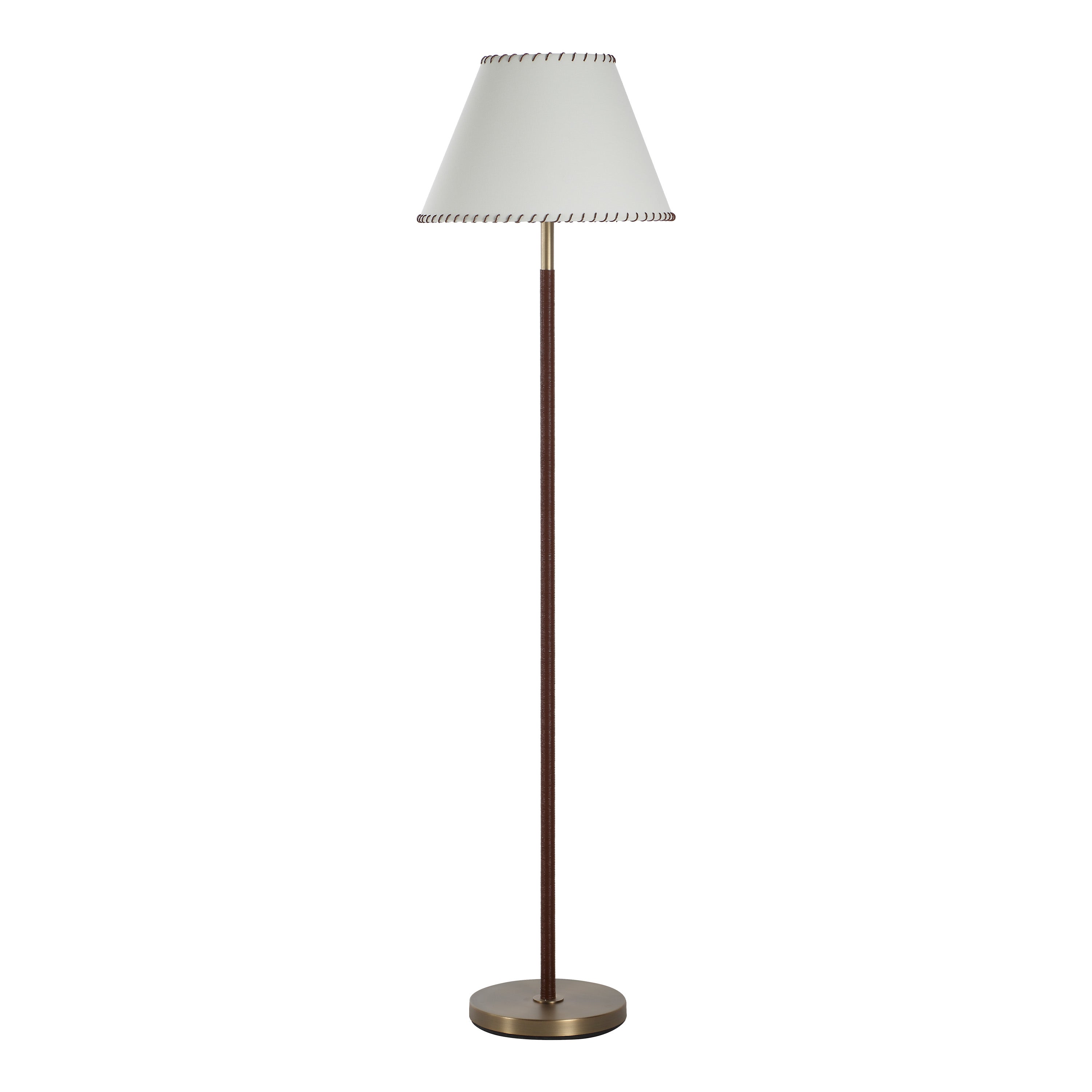 Elea 61" Floor Lamp Dark Antique Brushed Brass-Floor Lamp-DECOROLALA